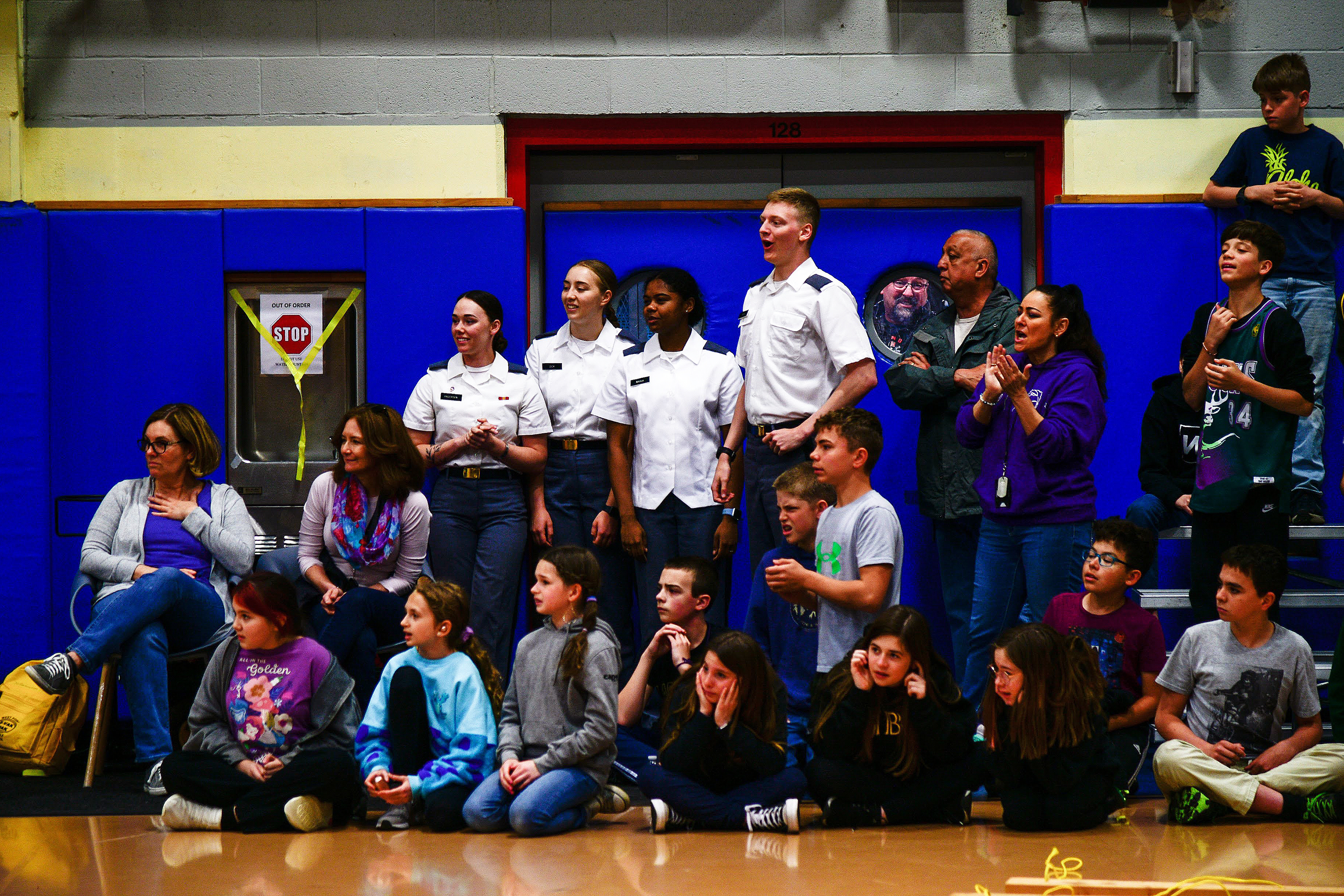 The West Point Middle School's military and military-connected scholars celebrated the Month of the Military Child on April 19 at the Middle School and Teen Program Center at West Point.   (Photo by Sgt. 1st Class Luisito Brooks/USMA PAO)