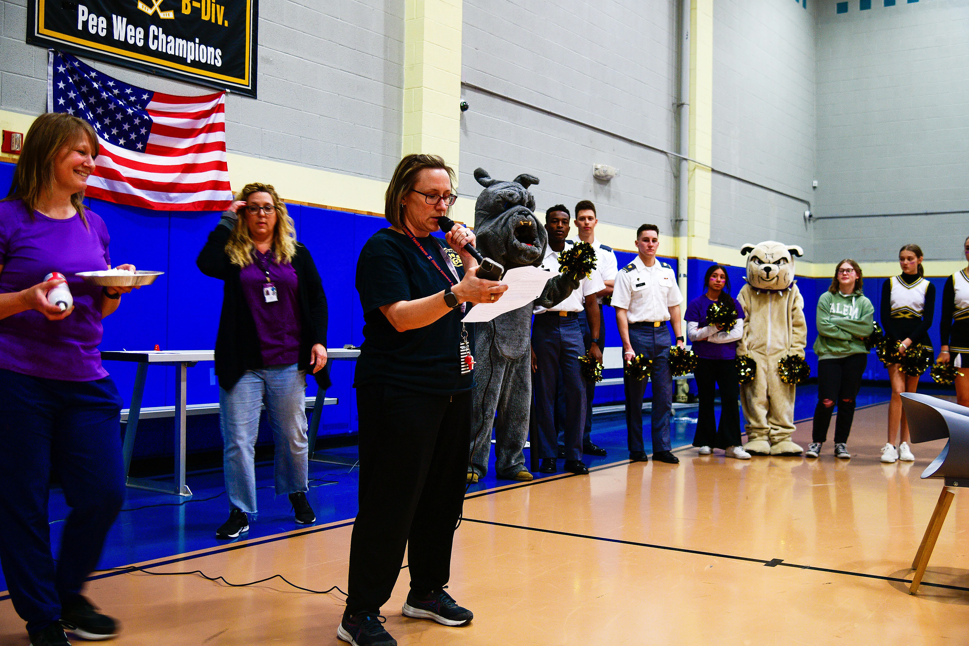 The West Point Middle School's military and military-connected scholars celebrated the Month of the Military Child on April 19 at the Middle School and Teen Program Center at West Point.   (Photo by Sgt. 1st Class Luisito Brooks/USMA PAO)