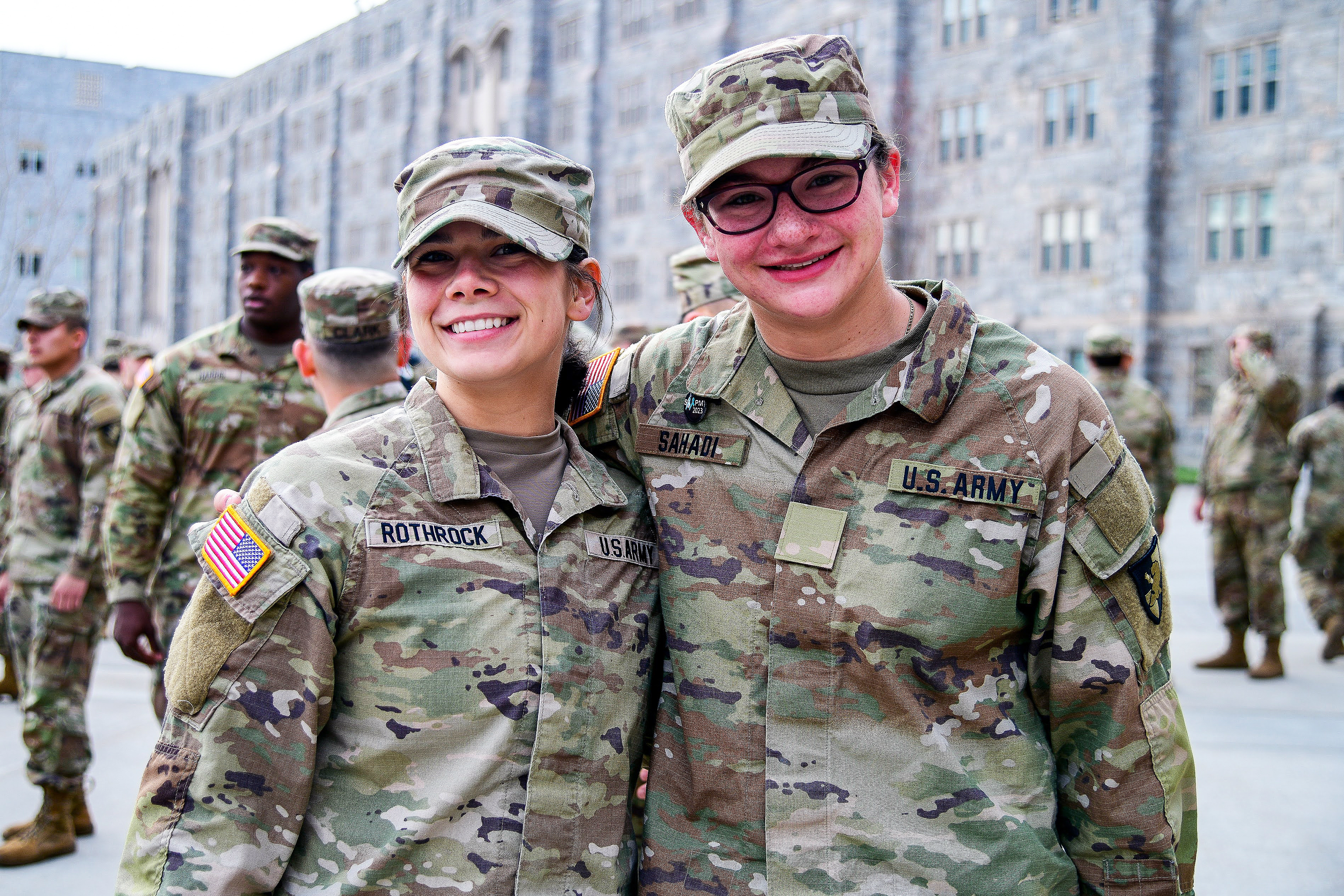 Cadet candidates from the U.S. Military Academy Preparatory School spent the day following U.S. Military Academy cadets during the “Shadow a Cadet Day” April 12 at West Point. The purpose of the event is to increase motivation, develop an understanding and expose cadet candidates to their future opportunities at USMA.   (Photo by Sgt. 1st Class Luisito Brooks/USMA PAO)