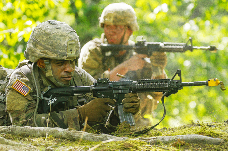 Cadets expanded their training in battlefield tactics through the use of unmanned aerial vehicles (drones)  and other conventional tactics during CLDT July 26-28.  Photo by Jorge Garcia/PV