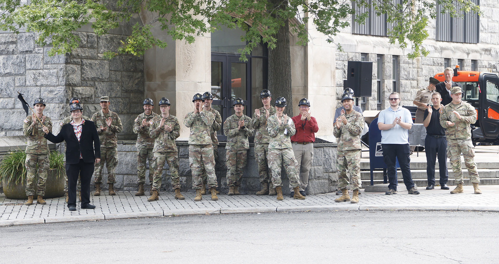 As the new academic year begins this week at the U.S. Military Academy, the Department of Social Sciences (SOSH) is quickly assimilating to its new office space in Mahan Hall after spending the past 34 years in Lincoln Hall. To commemorate the moment, SOSH celebrated its past, present and future with a part solemn and part jovial event titled, “Farewell to Lincoln Hall” on Aug. 11 at West Point to mark its history at Lincoln Hall and to hail the “Lincoln Brigade’s” new four floors worth of space in Mahan Ha