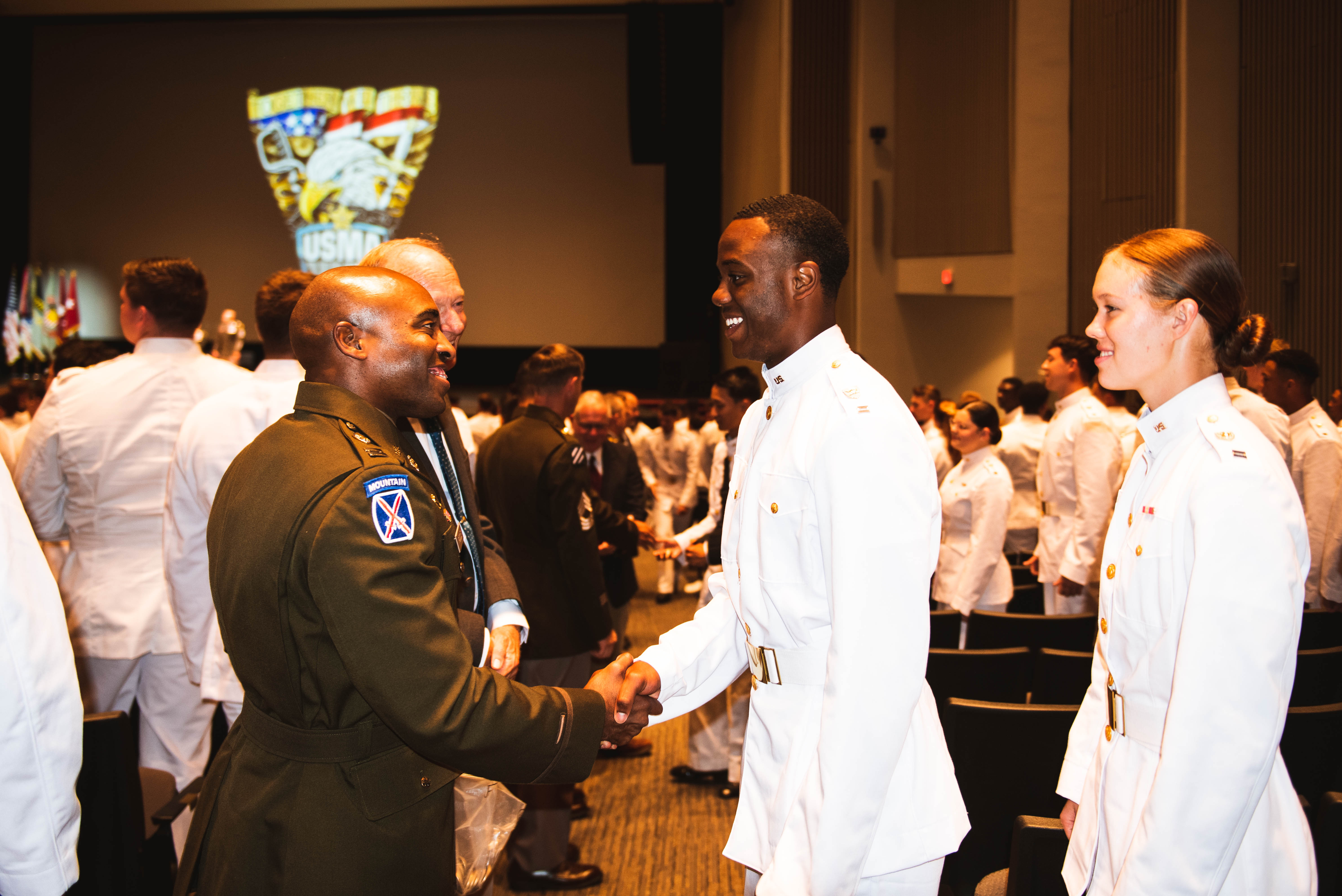 Members of the U.S. Military Academy Class of 2025 affirmed their commitment to serve in the U.S. Army upon graduation from West Point during the Affirmation Ceremony Aug. 13.    (Photo by Elizabeth Woodruff/USMA PAO)