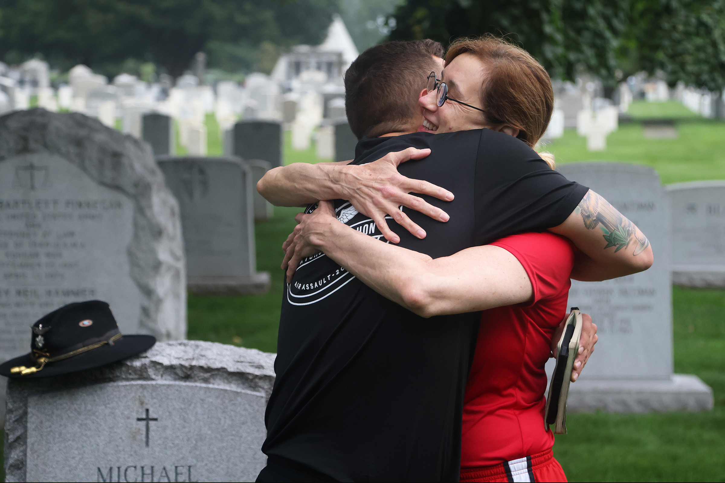 During this summer’s air assault detail, much like the other West Point summer details such as Cadet Field Training, it is named after a graduate who died in the recent era of the Global War on Terrorism. This year’s air assault detail is named Task Force McMahon after Class of 2025 Cadet Dennis Richard “Ricky” McMahon’s dad, Lt. Col. Michael Jerome McMahon, a 1985 U.S. Military Academy graduate, who died in a plane crash in Bamiyan, Afghanistan, in 2004.  McMahon, a Systems and Decision Sciences major, is 