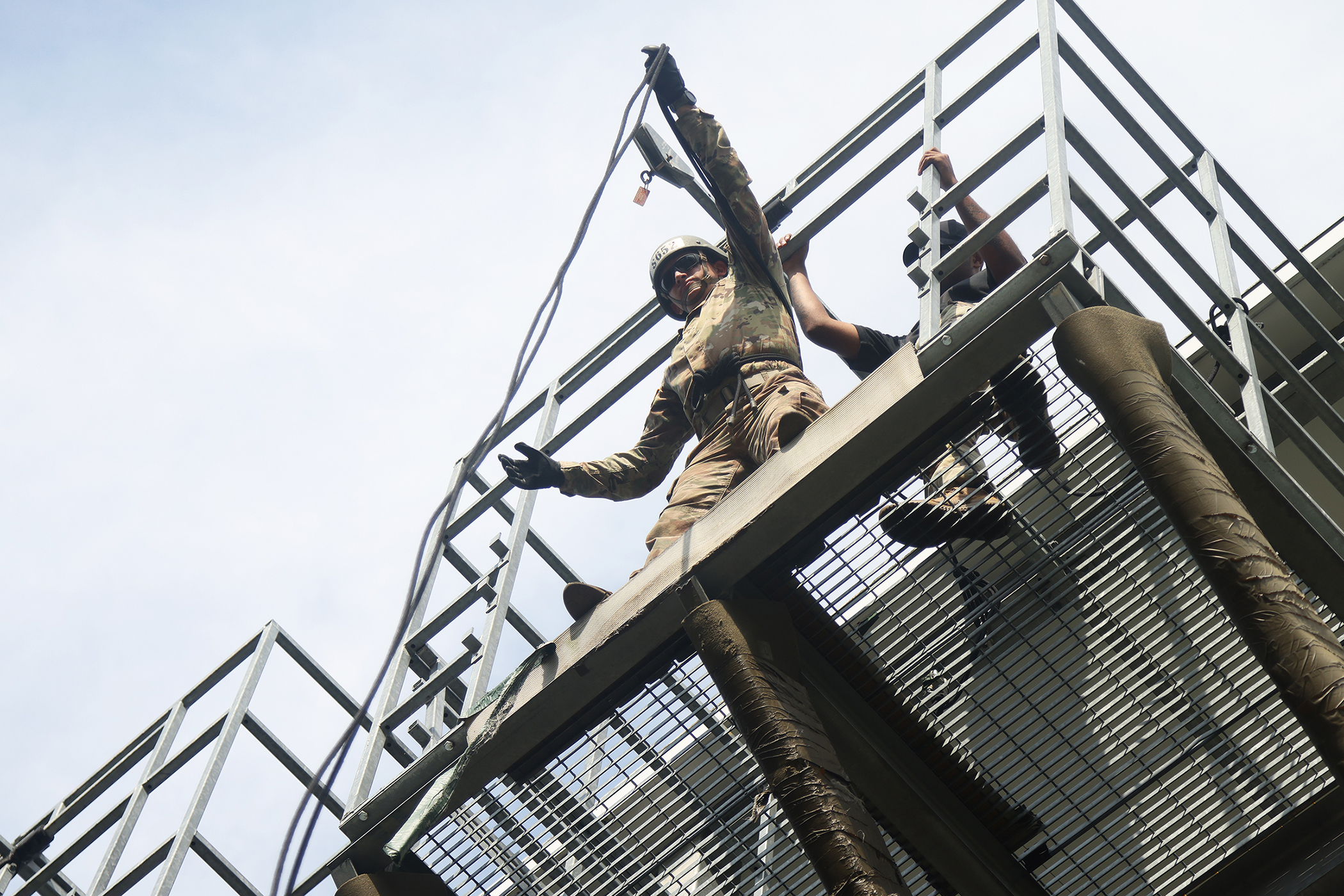 During this summer’s air assault detail, much like the other West Point summer details such as Cadet Field Training, it is named after a graduate who died in the recent era of the Global War on Terrorism. This year’s air assault detail is named Task Force McMahon after Class of 2025 Cadet Dennis Richard “Ricky” McMahon’s dad, Lt. Col. Michael Jerome McMahon, a 1985 U.S. Military Academy graduate, who died in a plane crash in Bamiyan, Afghanistan, in 2004.  McMahon, a Systems and Decision Sciences major, is 