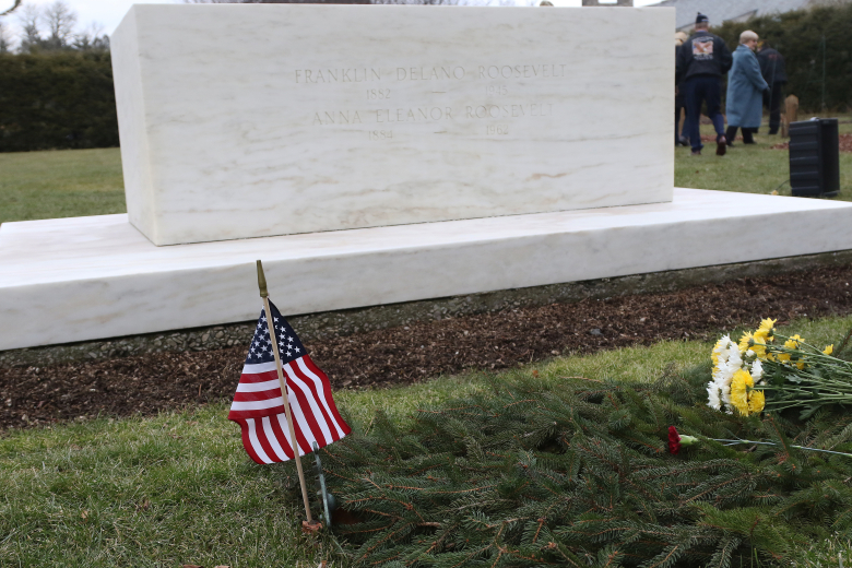 A contingent from the U.S. Military Academy participated in the commemoration of former President Franklin D. Roosevelt’s 141st birthday Monday in Hyde Park, N.Y. The wreath laying is an annual event that takes place in the rose garden at the FDR Presidential Library and Museum and is hosted by the National Park Service at the home of the FDR National Historic Site. 