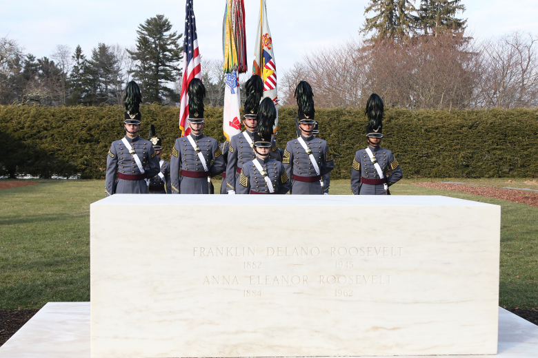 U.S. Corps of Cadets Brigade and 3rd Regiment Staff as the Color Guard performed honor guard duties.