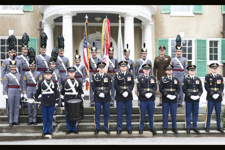 A contingent from the U.S. Military Academy participated in the commemoration of former President Franklin D. Roosevelt’s 141st birthday Monday in Hyde Park, N.Y. The wreath laying is an annual event that takes place in the rose garden at the FDR Presidential Library and Museum and is hosted by the National Park Service at the home of the FDR National Historic Site. 