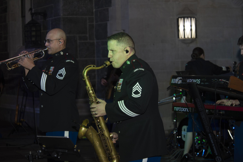 Every year, the U.S. Military Academy designates one weekend during the spring semester for cadets to celebrate as a class and the Yearlings of the USMA Class of 2025 enjoyed their moment during Yearling Winter Weekend Feb. 4 at Washington Hall.   The Class of 2025 welcomed keynote speaker, Command Sgt. Maj. Mobarakzadeh, who is currently serving as the division command sergeant major of the 10th Mountain Division at Fort Drum, New York.  Mobarakzadeh spoke about the importance of standards and discipline, 