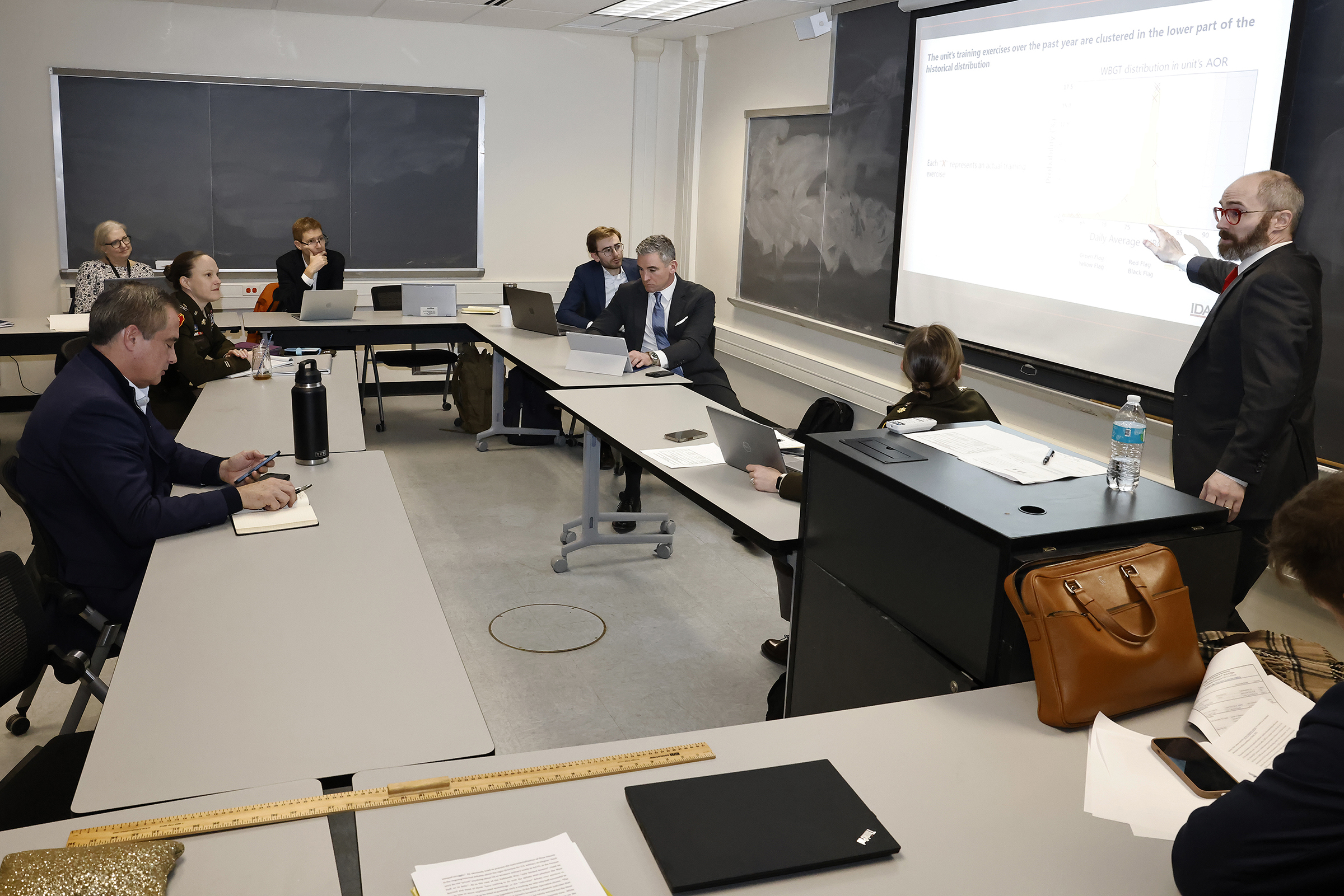 The Department of Social Sciences hosted its third annual International Security Seminar with the theme “States, Societies and Security in the 21st Century,” Feb. 7-8 at various locations at the U.S. Military Academy. The emphasis behind the event is to bring partners and allies together to West Point and discuss dealing with global rivals and deliberate on talking points during panel discussions.  (Photo by Eric S. Bartelt/USMA PAO)