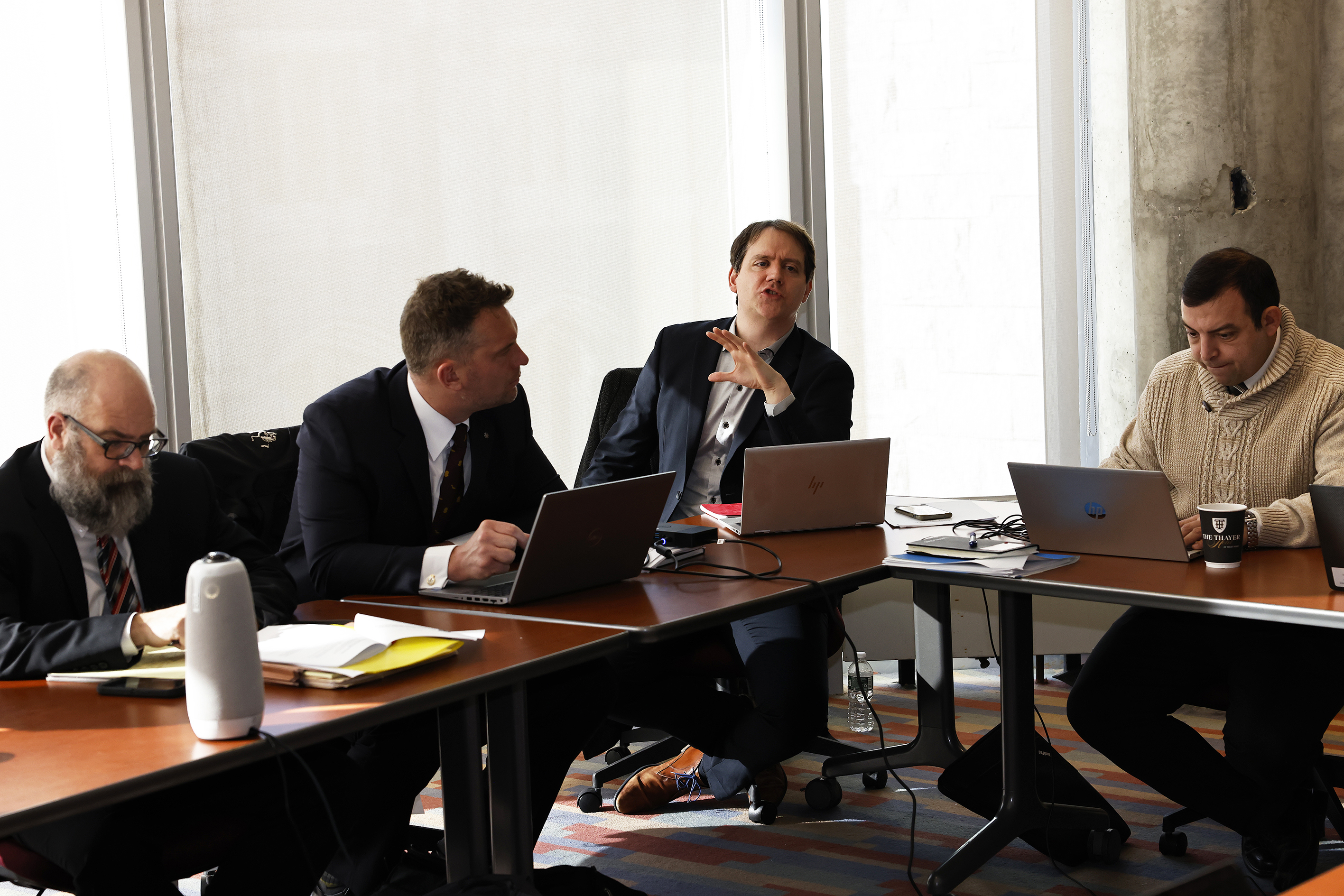 The Department of Social Sciences hosted its third annual International Security Seminar with the theme “States, Societies and Security in the 21st Century,” Feb. 7-8 at various locations at the U.S. Military Academy. The emphasis behind the event is to bring partners and allies together to West Point and discuss dealing with global rivals and deliberate on talking points during panel discussions.  (Photo by Eric S. Bartelt/USMA PAO)