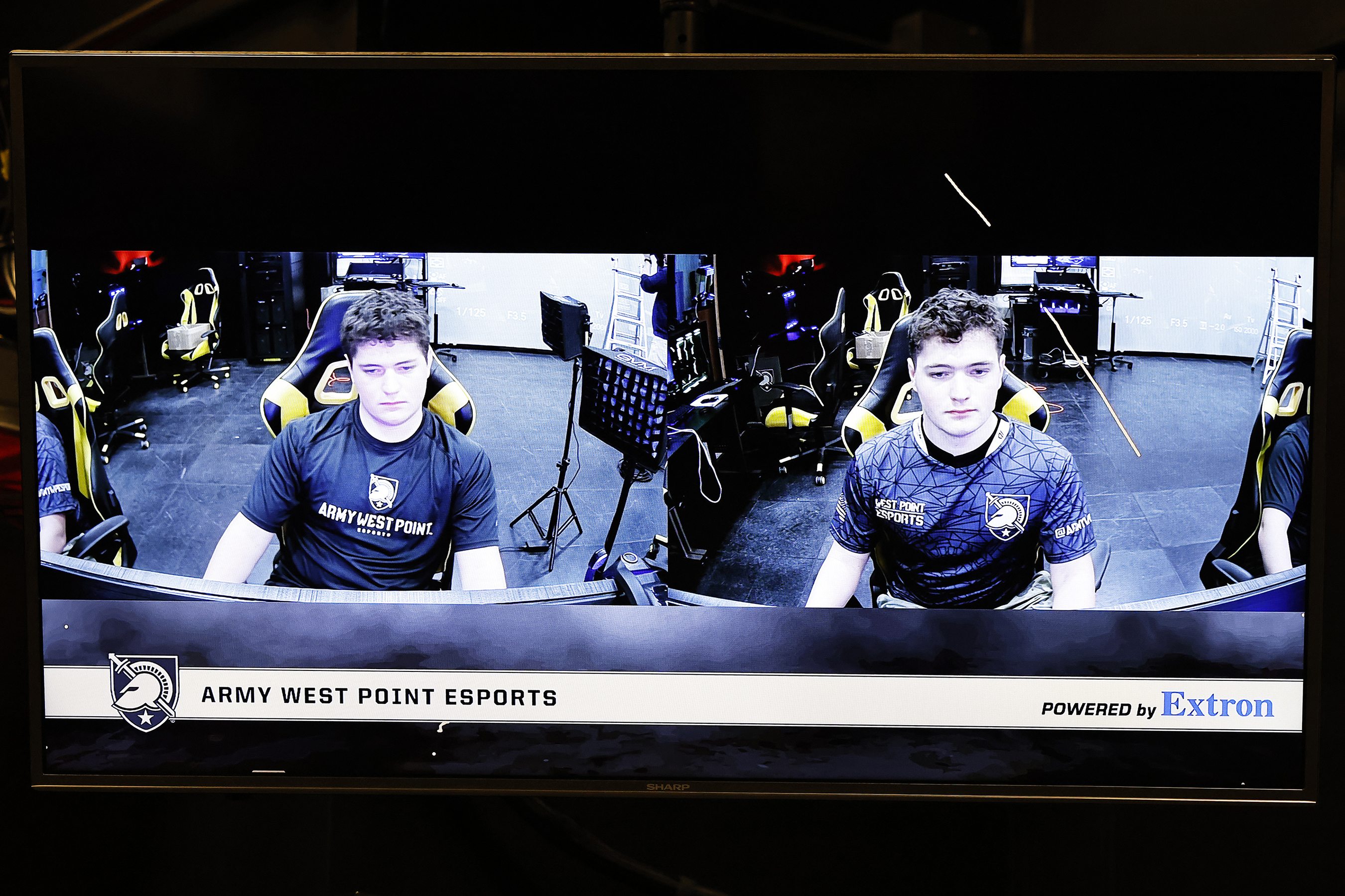 Gavin and Jackson Rice compete for the Army West Point Esports team and with the Apex Legends squad. (Photo by Eric S. Bartelt/USMA PAO) 