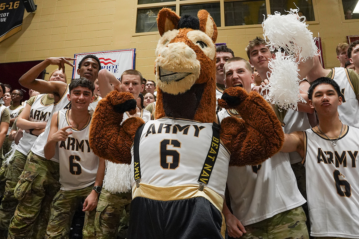 The Army West Point women's basketball team (10-11, 7-4 PL) was victorious in the annual "Star" Series matchup presented by USAA over the Navy Midshipmen (8-14, 4-7 PL), 70-58, at Christl Arena on Feb. 10, marking three straight "Star" Series wins for the Army women's basketball team and Head Coach Missy Traversi.  (Photo by Class of 2026 Andrew Ho) 
