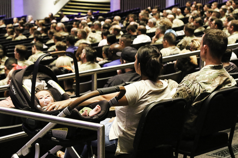 On July 20, West Point hosted the annual Community Fair and New Leader Orientation. Organizations within the local area gathered at Eisenhower Hall and connected new community members to local resources and activities. The NLO meeting welcomed new faculty and staff and discussed the ideals and missions of the U.S. Military Academy and communicate expectations while they inspire cadets along their 47-month journey.        (Photo by Capt. David Hoy/USMA PAO)