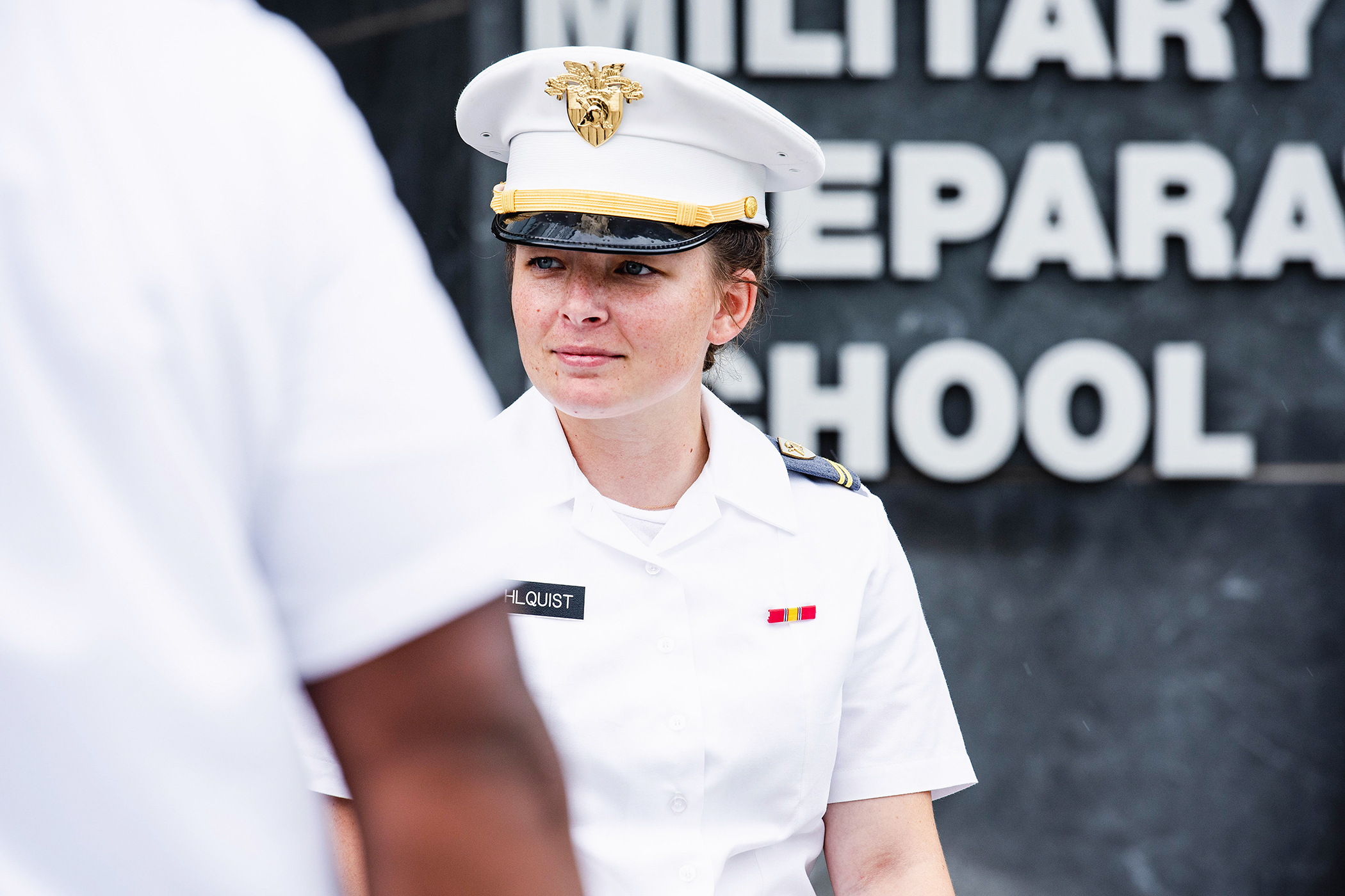 The U.S. Military Academy Preparatory School conducted Cadet Candidate Basic Training Reception Day on July 10 at USMAPS at West Point. Seventy-one cadet cadre will spend the next three weeks working with 237 cadet candidates on building their military skills before the academic year begins in August.      (Photo by Elizabeth Woodruff/USMA PAO)