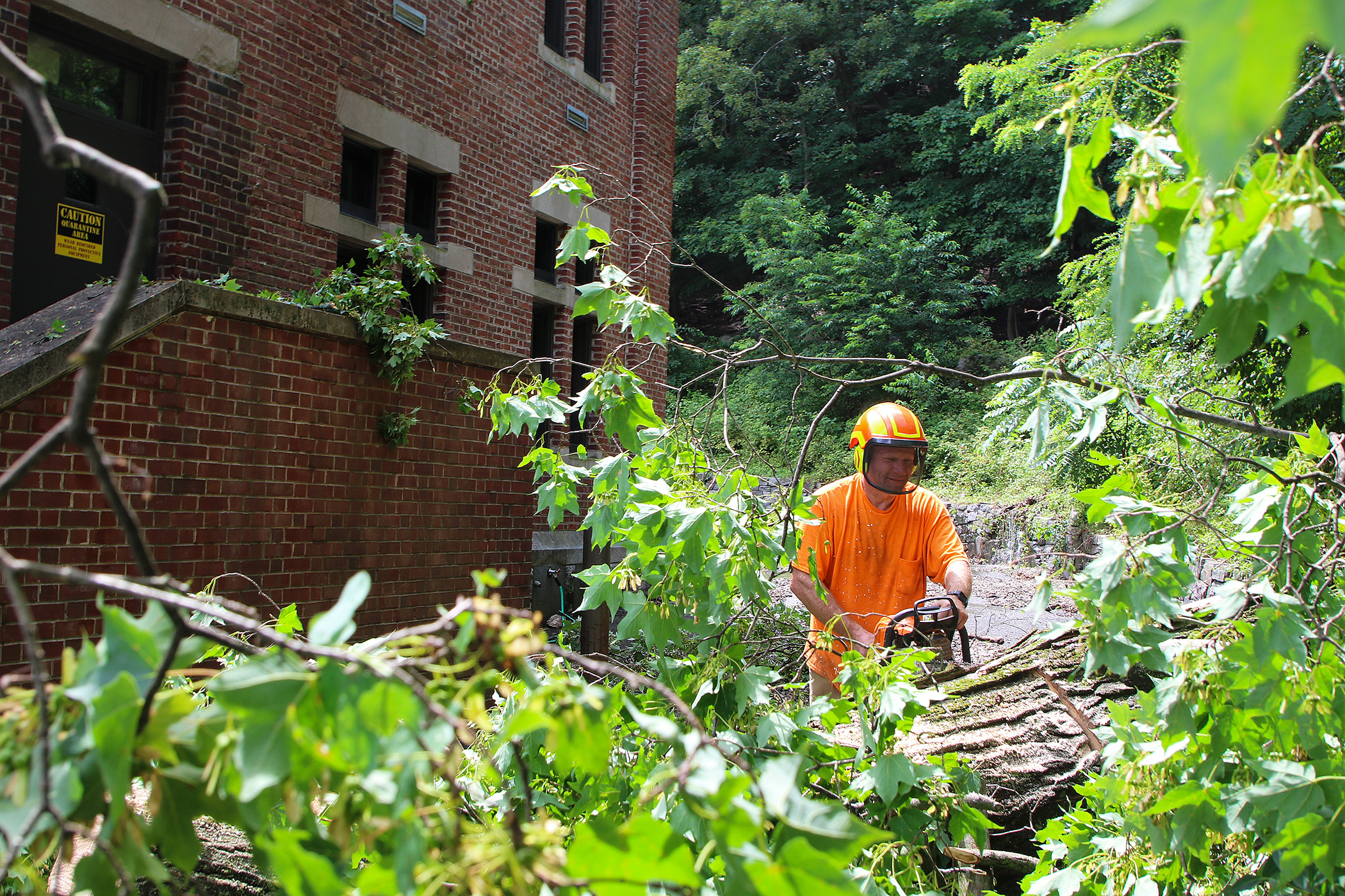 As the U.S. Military Academy at West Point returned to normal operations and the clean-up of the storm from July 9 continues, we remain a strong community working together to ensure that all staff, faculty, cadets and family members within the West Point community are safe.  West Point Fire Department and Emergency Services Division have been instrumental with their support.  Residents affected by flood damage are receiving relocation assistance. Cadet Basic Training for new cadets continues. An assessment 
