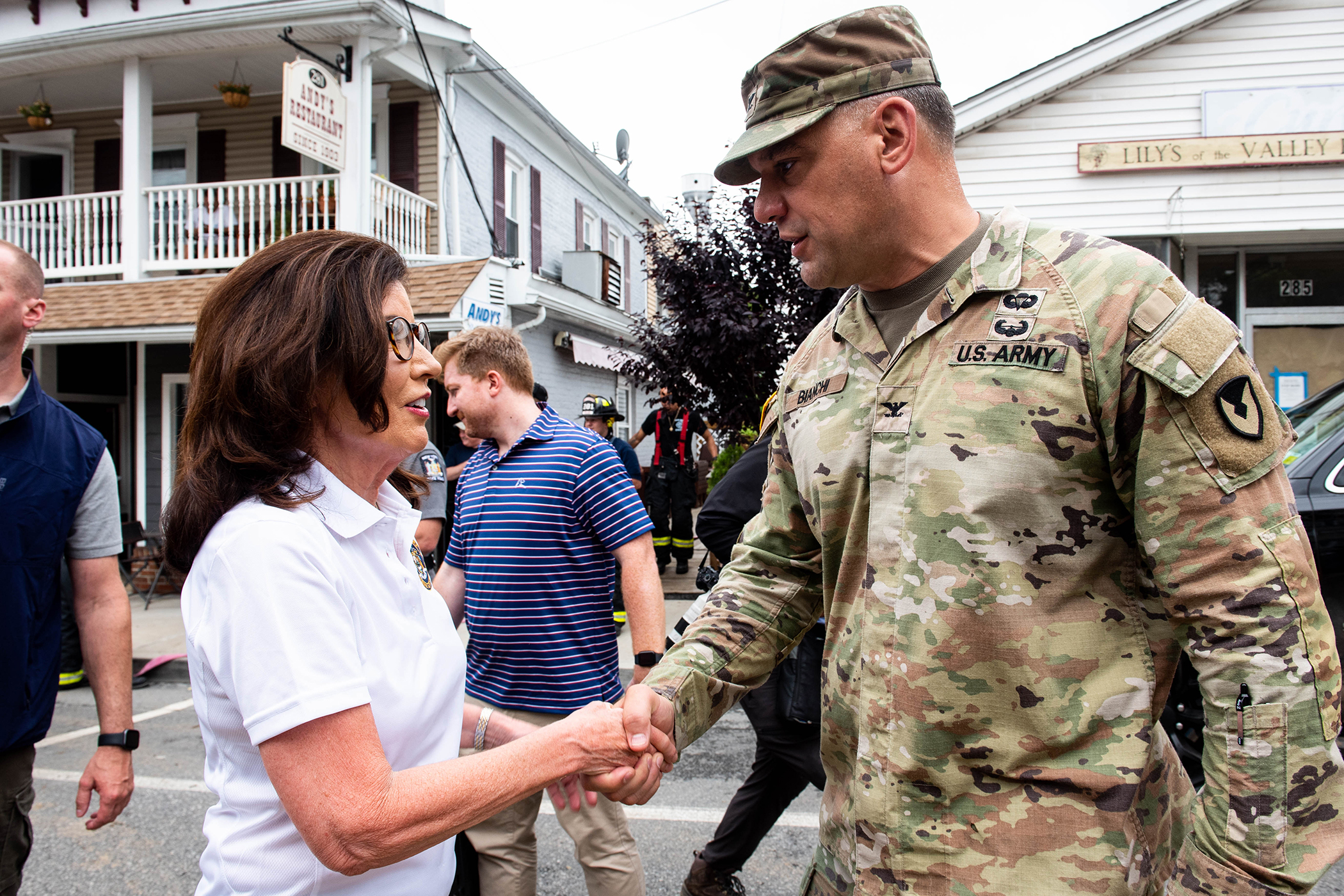 As the U.S. Military Academy at West Point returned to normal operations and the clean-up of the storm from July 9 continues, we remain a strong community working together to ensure that all staff, faculty, cadets and family members within the West Point community are safe.  West Point Fire Department and Emergency Services Division have been instrumental with their support.  Residents affected by flood damage are receiving relocation assistance. Cadet Basic Training for new cadets continues. An assessment 