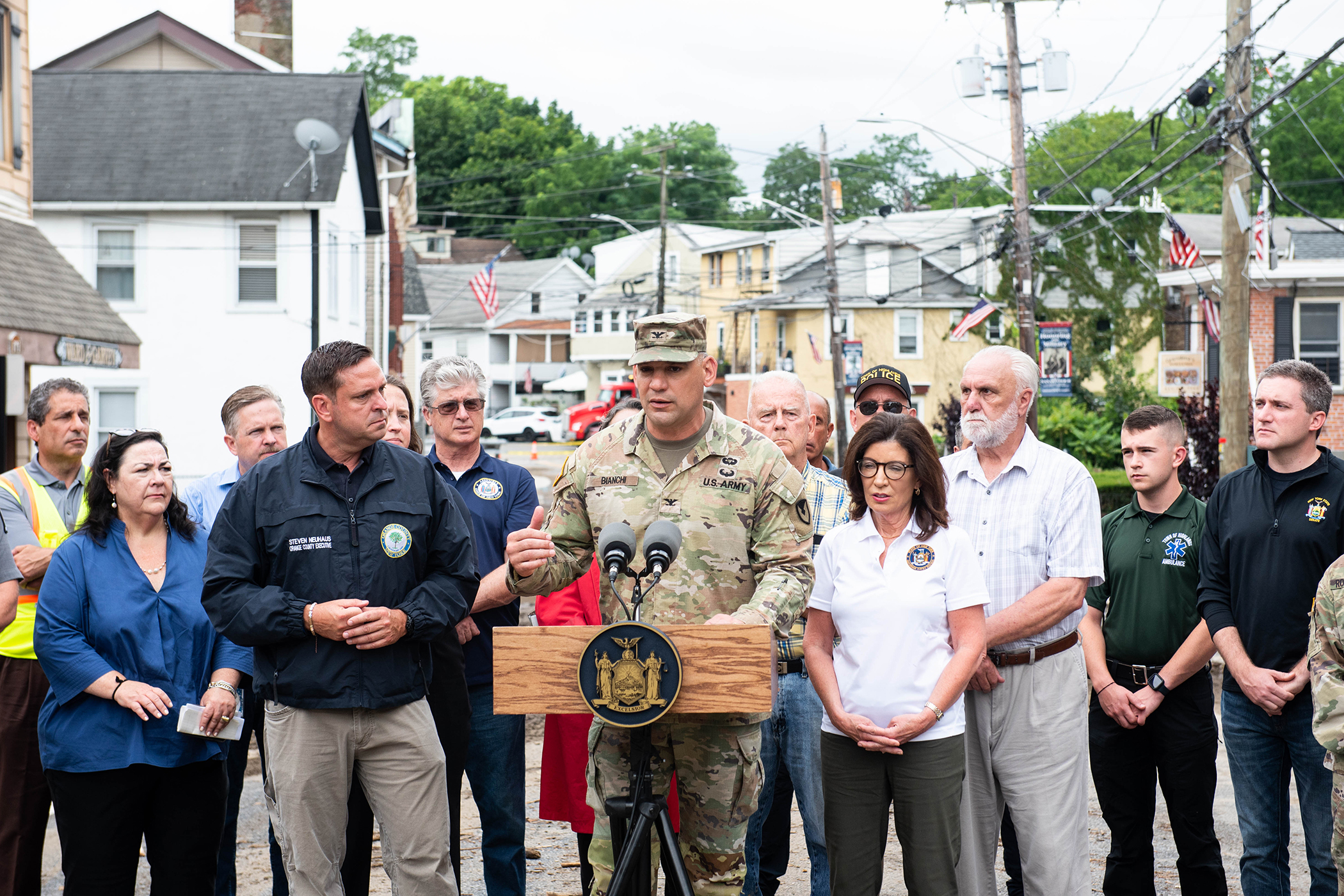 As the U.S. Military Academy at West Point returned to normal operations and the clean-up of the storm from July 9 continues, we remain a strong community working together to ensure that all staff, faculty, cadets and family members within the West Point community are safe.  West Point Fire Department and Emergency Services Division have been instrumental with their support.  Residents affected by flood damage are receiving relocation assistance. Cadet Basic Training for new cadets continues. An assessment 
