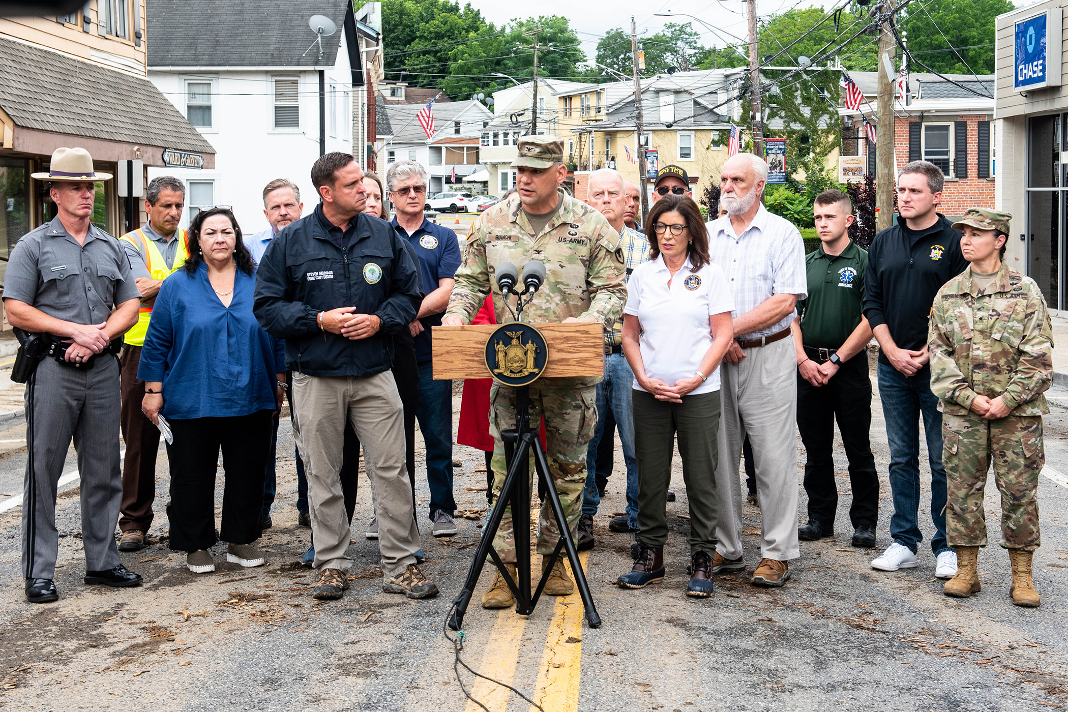 As the U.S. Military Academy at West Point returned to normal operations and the clean-up of the storm from July 9 continues, we remain a strong community working together to ensure that all staff, faculty, cadets and family members within the West Point community are safe.  West Point Fire Department and Emergency Services Division have been instrumental with their support.  Residents affected by flood damage are receiving relocation assistance. Cadet Basic Training for new cadets continues. An assessment 