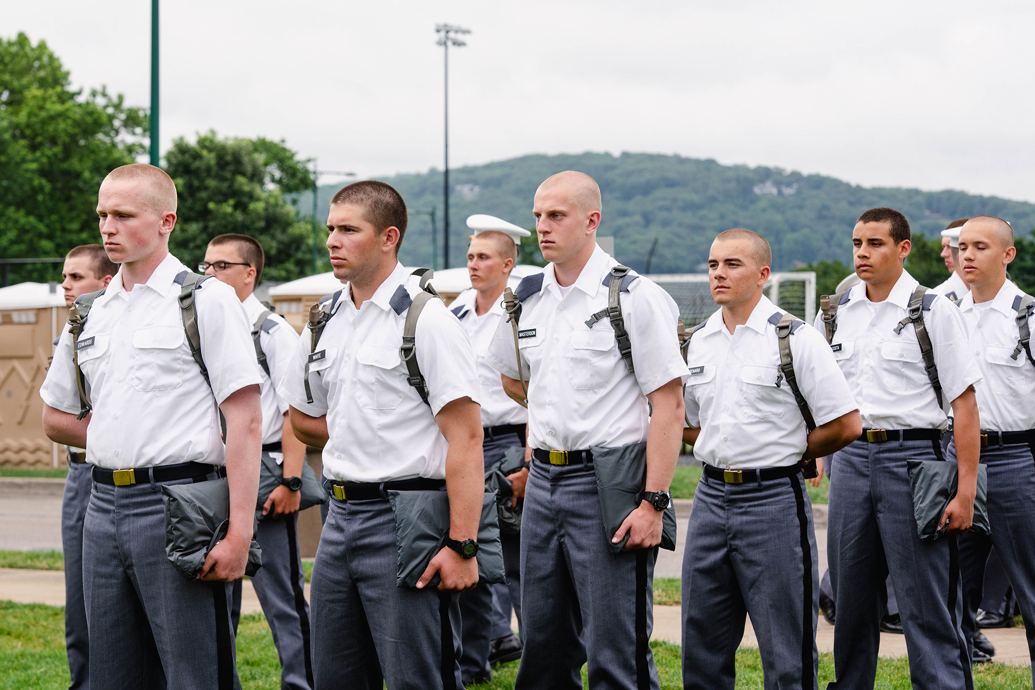 West Point families, faculty, coaches and staff hosted the Class of 2027 for New Cadet Visitation Day, also known as the “Ice Cream Social,” July 16 at the U.S. Military Academy. It was an opportunity for approximately 1,250 new cadets to learn more about their hosts, relax and reconnect with loved ones. (Photo by Elizabeth Woodruff/USMA PAO)