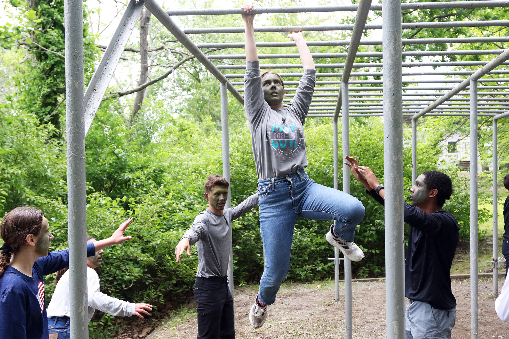 The West Point Summer Leaders Experience II continued June 15 with Military Day for approximately 500 rising high school seniors. SLE is a weeklong program that immerses potential cadet candidates into the academic, military, physical training and social life of West Point cadets. During Military Day, the high school students experience many aspects of the military to include throwing grenades and the physical training aspects by taking on various obstacles at the Anzio Obstacle Course. They were led by the
