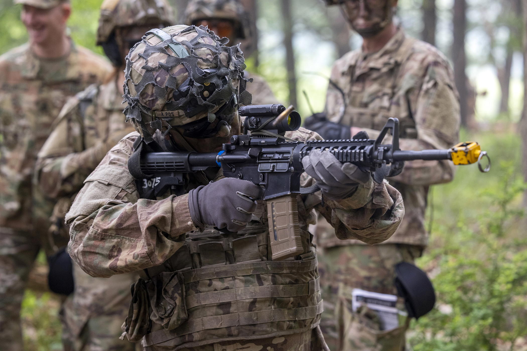 The Civilian-Military Experience (CivMX) was a three-day, two-night immersive Cadet Summer Training opportunity for 19 Army civilian staff, faculty and coaches from across the U.S. Military Academy from June 7-9 at Camp Buckner.  Led by instructors from the Simon Center for the Professional Military Ethic and Character Integration Advisory Group, participants lived under a regimen of military instruction and discipline with assigned leadership roles.  They participated in events such as the Leader Reaction 