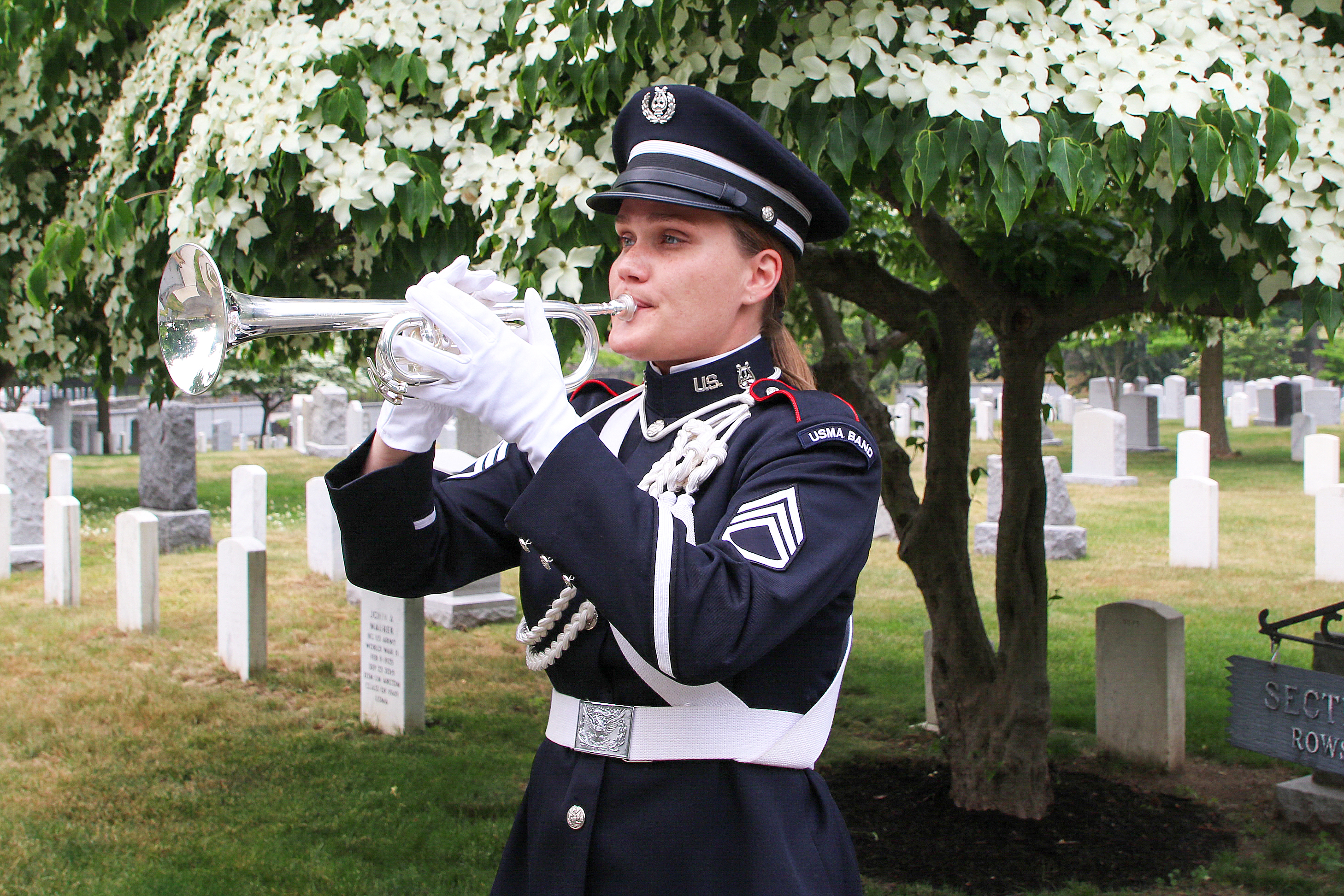 The U.S. Military Academy hosted the Greater Hartford Chapter of the 82nd Airborne Division Association to honor Lt. Gen. James “Jumpin’ Jim” Gavin on the 79th anniversary of the D-Day invasion June 6 at the West Point Cemetery.   The ceremony included dozens of paratroopers from the 2nd Battalion, 504th Parachute Infantry Regiment who are stationed at Fort Liberty, North Carolina, who are currently the task force supporting West Point’s Cadet Summer Training. The 82nd Abn. Div. Task Force command team led 