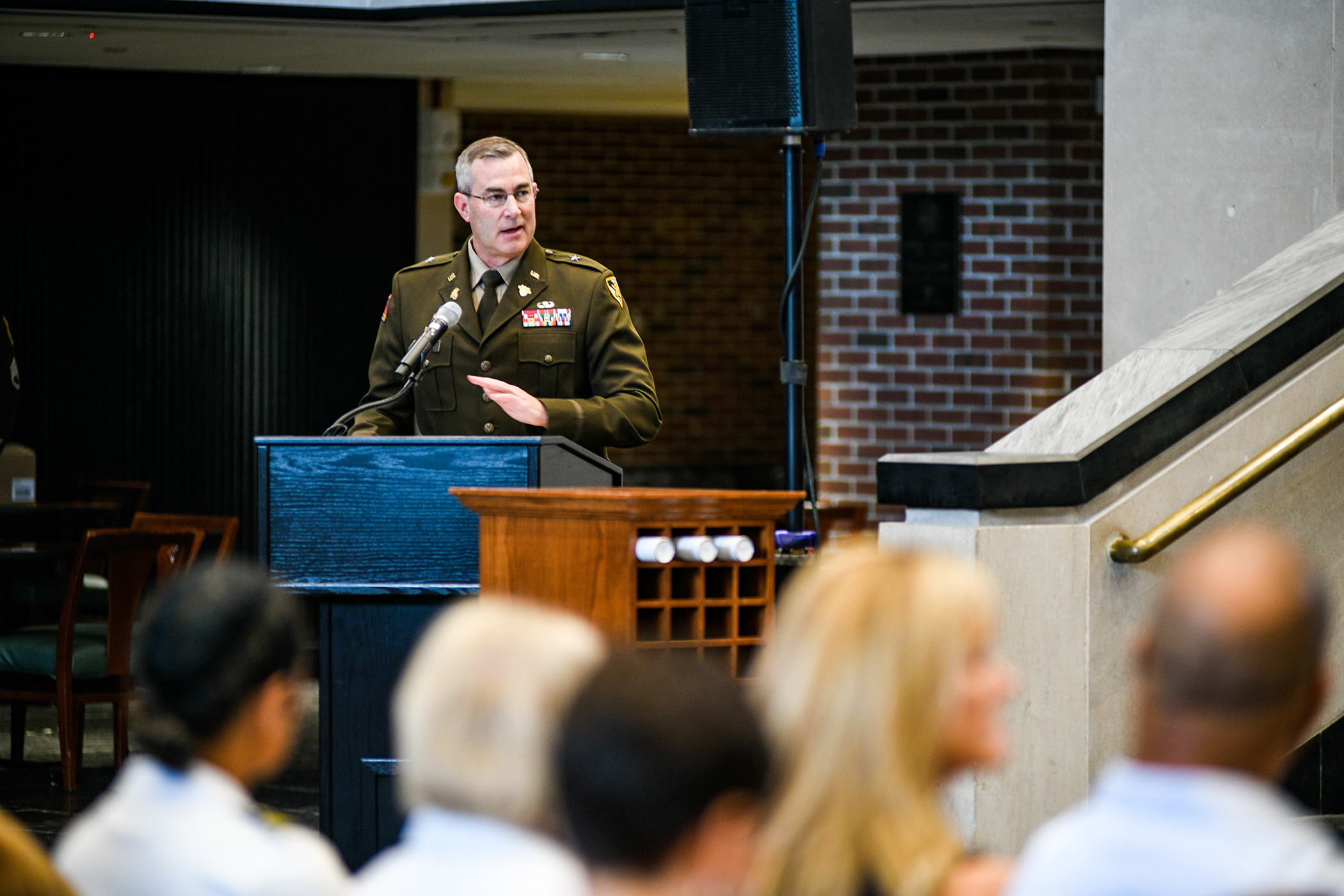The U.S. Military Academy held a June Graduation and Commissioning Ceremony for three members of Class of 2023 at Crest Hall June 16 at West Point.  (Photo by SFC Luisito Brooks/USMA PAO)