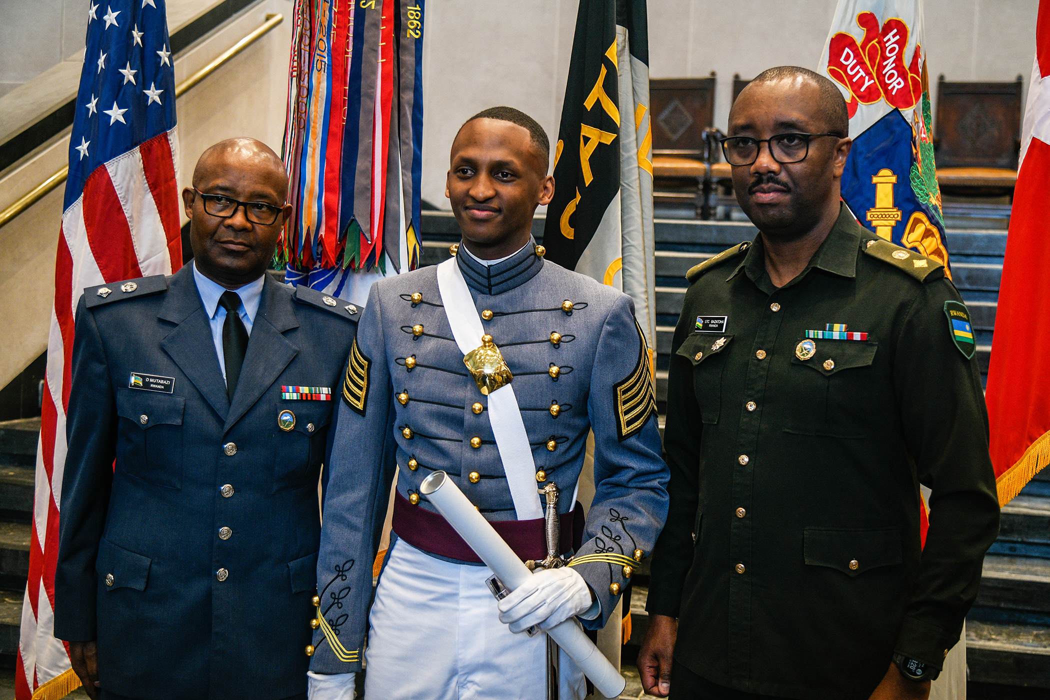 The U.S. Military Academy held a June Graduation and Commissioning Ceremony for three members of Class of 2023 at Crest Hall June 16 at West Point.  (Photo by SFC Luisito Brooks/USMA PAO)