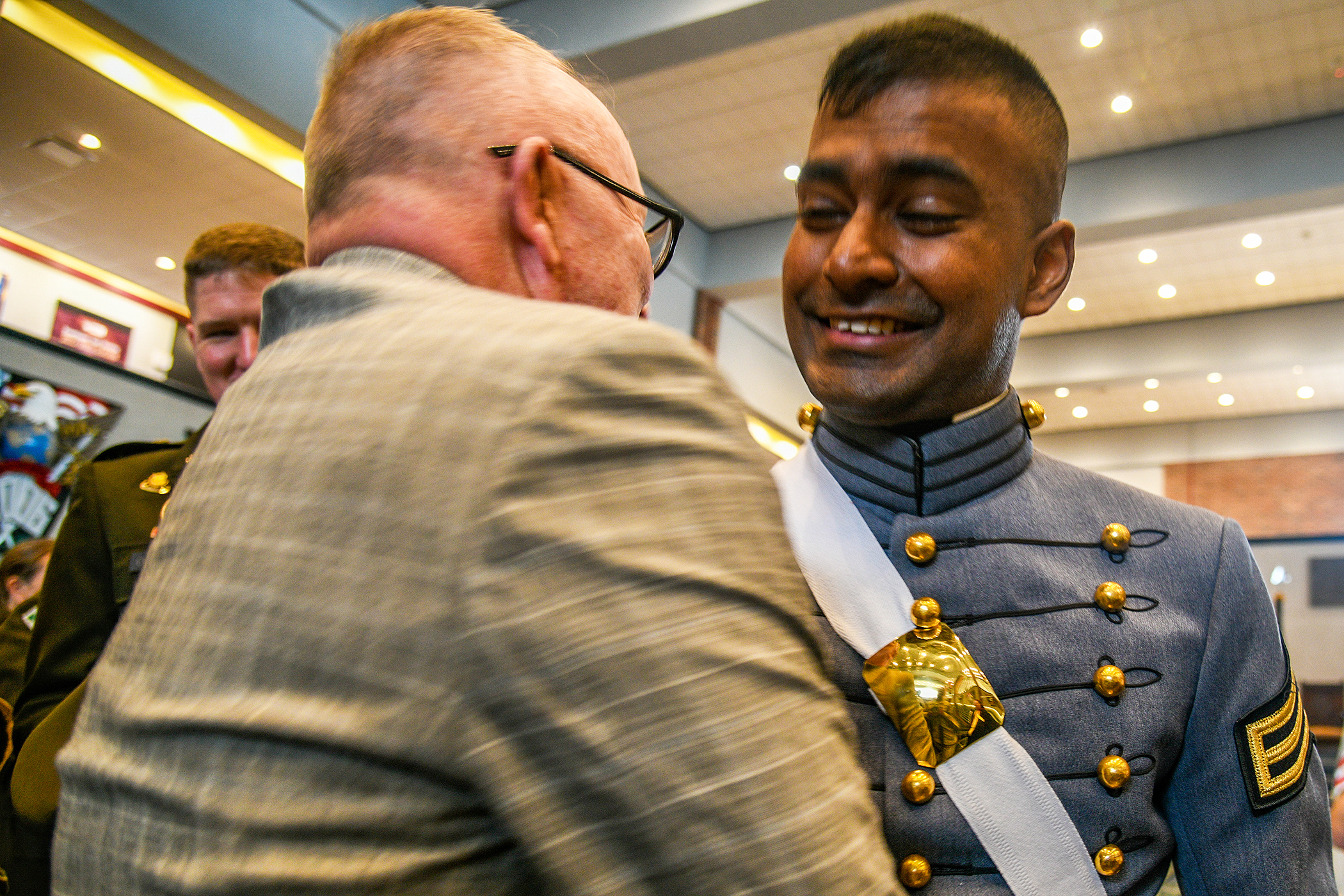 The U.S. Military Academy held a June Graduation and Commissioning Ceremony for three members of Class of 2023 at Crest Hall June 16 at West Point.  (Photo by SFC Luisito Brooks/USMA PAO)