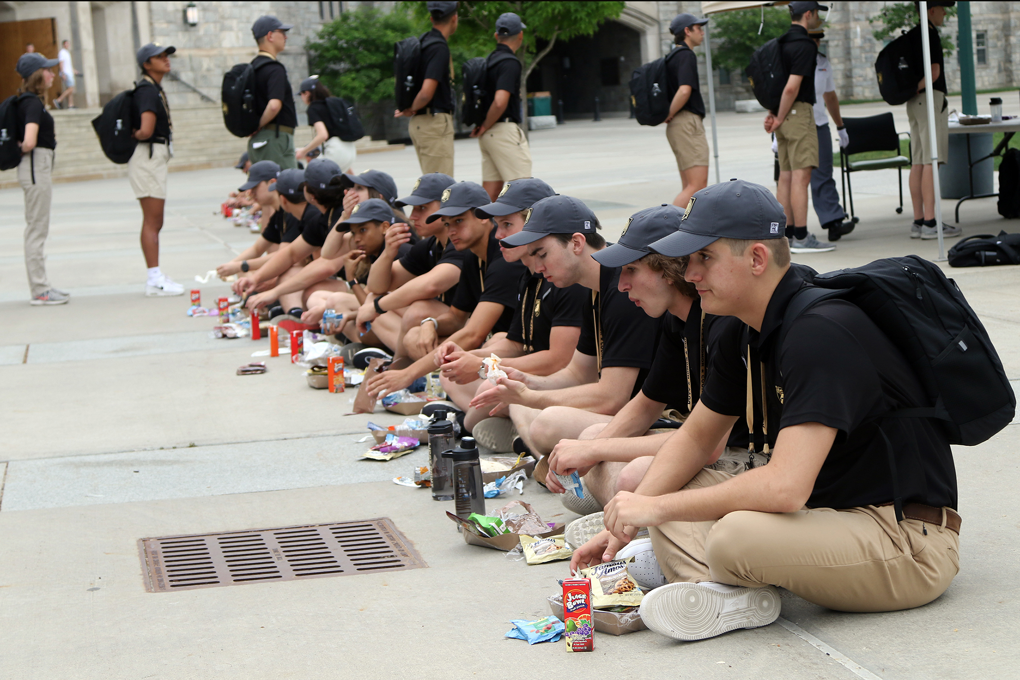 The West Point Summer Leaders Experience began June 3 for approximately 500 rising high school seniors. SLE is a weeklong program that immerses potential cadet candidates into the academic, military, physical training and social life of West Point cadets.   (Photo by Eric S. Bartelt/PV)