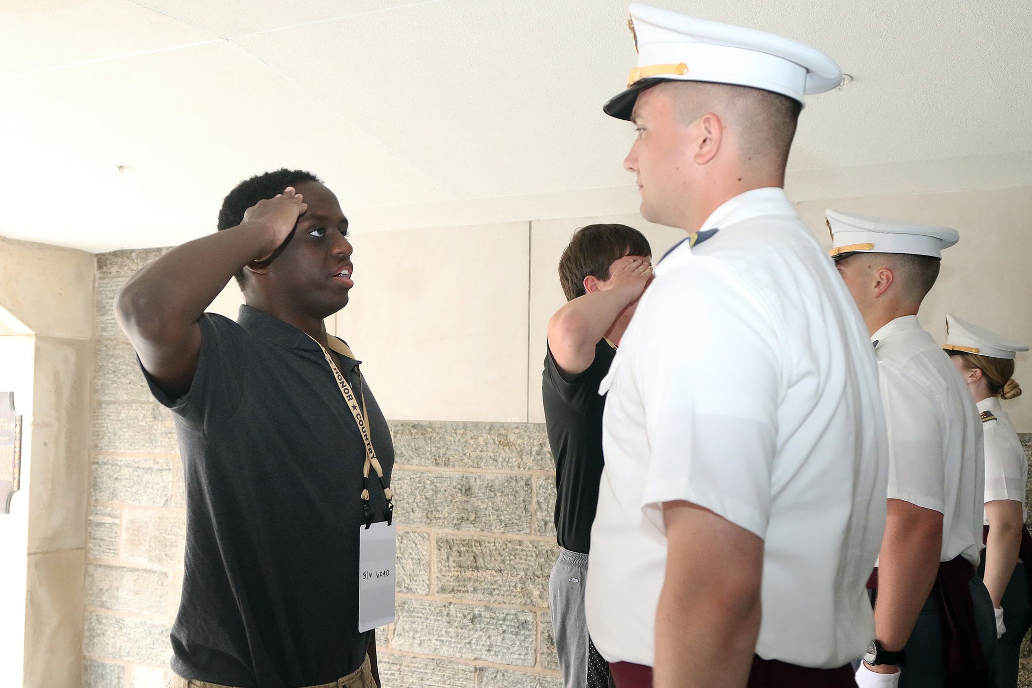 The West Point Summer Leaders Experience began June 3 for approximately 500 rising high school seniors. SLE is a weeklong program that immerses potential cadet candidates into the academic, military, physical training and social life of West Point cadets.   (Photo by Eric S. Bartelt/PV)