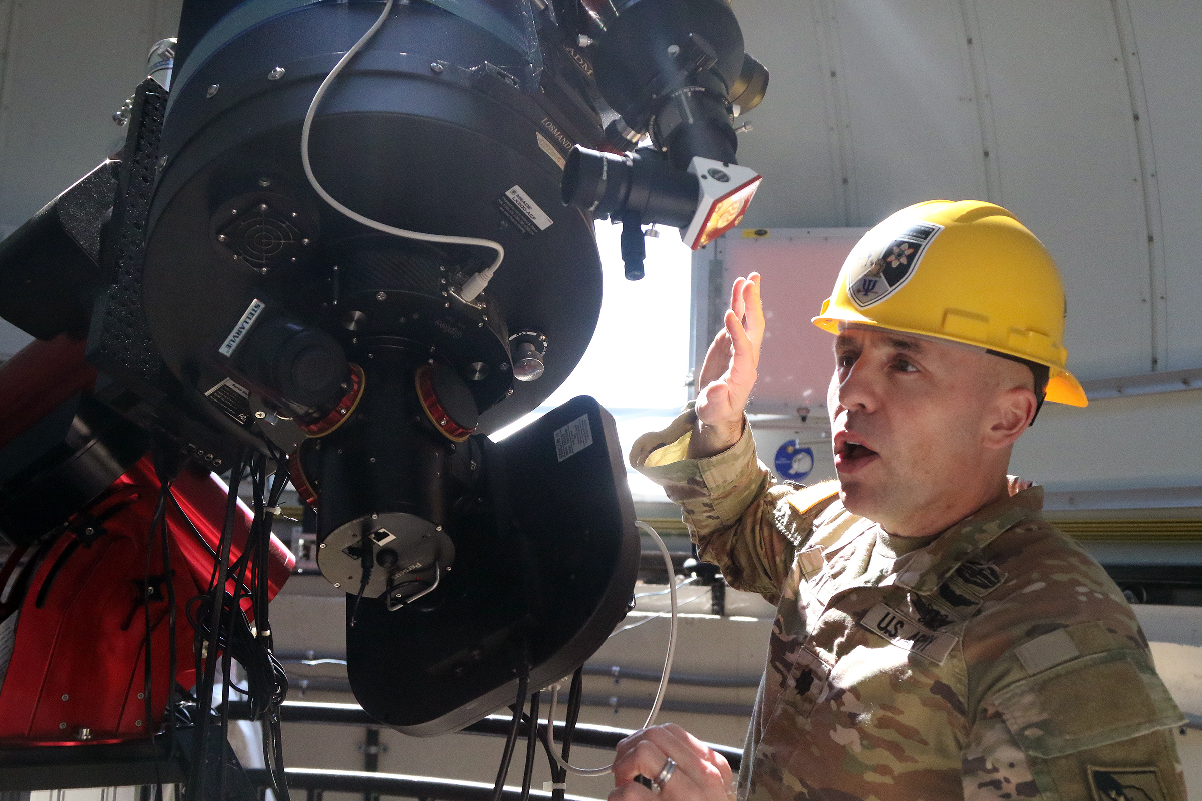 Approximately 50 fifth graders from the West Point Elementary School took a field trip to Bartlett Hall May 31 to experience a science adventure with professors and instructors from the Chemistry and Life Sciences and Physics and Nuclear Engineering Departments.   (Photo by Eric S. Bartelt/PV)