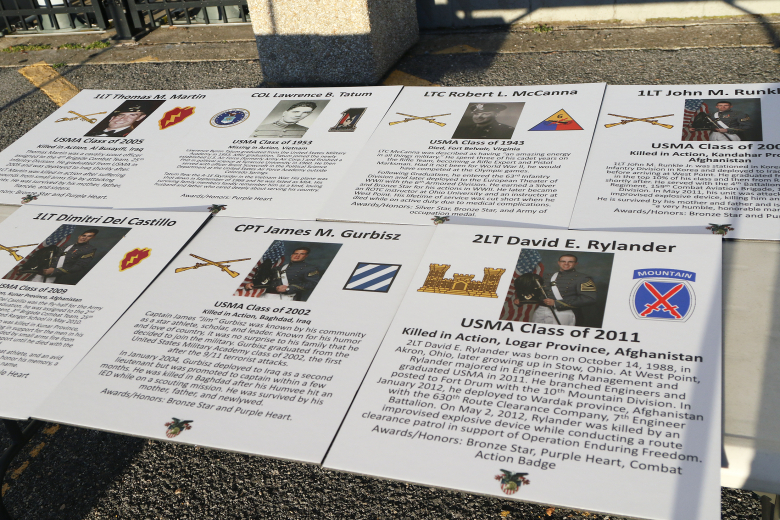 The Army West Point Marathon Team hosted the seventh annual Fallen Comrades Half Marathon March 19 at the U.S. Military Academy. This year, 638 participants braved brisk sub-32-degree weather to partake in a one-mile Kids Fun Run in addition to the 13.1-mile run and ruck march throughout the West Point post starting and finishing at Michie Stadium. The race is dedicated to those members of the Long Gray Line who served during war and paid the ultimate sacrifice. The team celebrates their memory with a