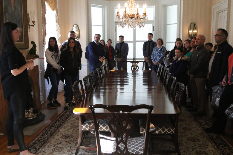 More than 1,200 cadets from the Class of 2026 had a chance to unwind from their daunting schedule and spend time with classmates, family and friends in a relaxed environment during Plebe-Parent Weekend March 3-4 at the U.S. Military Academy. About 2,000 parents, siblings and significant others traveled to the rockbound highland home of their plebes to get a sneak peek glimpse into their daily lives and enjoy a weekend of gatherings to celebrate their first big milestone within the 2022-23 academic year. 