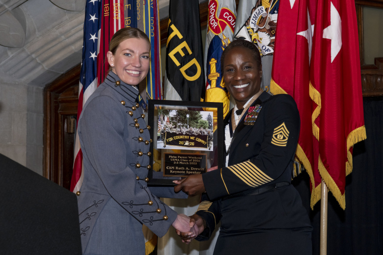 More than 1,200 cadets from the Class of 2026 had a chance to unwind from their daunting schedule and spend time with classmates, family and friends in a relaxed environment during Plebe-Parent Weekend March 3-4 at the U.S. Military Academy. About 2,000 parents, siblings and significant others traveled to the rockbound highland home of their plebes to get a sneak peek glimpse into their daily lives and enjoy a weekend of gatherings to celebrate their first big milestone within the 2022-23 academic year.