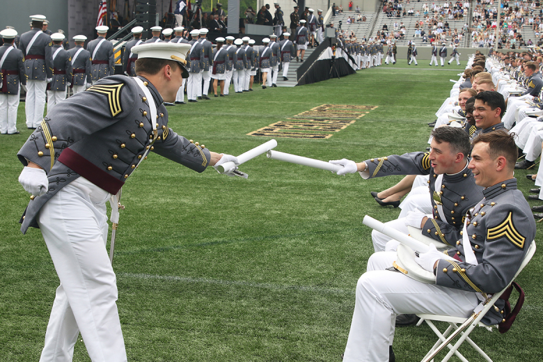 The U.S. Military Academy at West Point held its graduation and commissioning ceremony for the Class of 2021 Saturday at Michie Stadium. This year, 996 cadets graduated. Among them were 13 international cadets. The class includes 240 women, 148 African-Americans, 78 Asian/Pacific Islanders, 88 Hispanics and 10 Native Americans. There are 152 members who attended the U.S. Military Academy Preparatory School (130 men and 22 women). There are 49 class members who are prior service, four of those are combat vet
