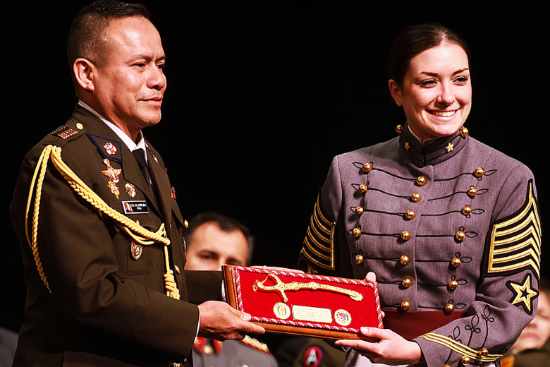 Staff, faculty and cadets gathered at Eisenhower Hall to celebrate the achievements of cadets during the Awards Convocation and Superintendent's Awards for Excellence and Achievement and Distinguished Cadet Awards Ceremony on May 19 at the U.S. Military Academy. From the 306th Infantry Award for Excellence in Men's Physical Fitness to the Maj. Gen. Francis Vinton Greene Memorial Award for the Highest Class Standing, staff and faculty extended a hearty congratulations to all cadets receiving awards for their