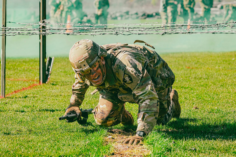Cadet companies, ROTC and international teams compete in the Spring 2022 Sandhurst Competition. 		   Photo by Class of 2023 Cadet Hannah Lamb