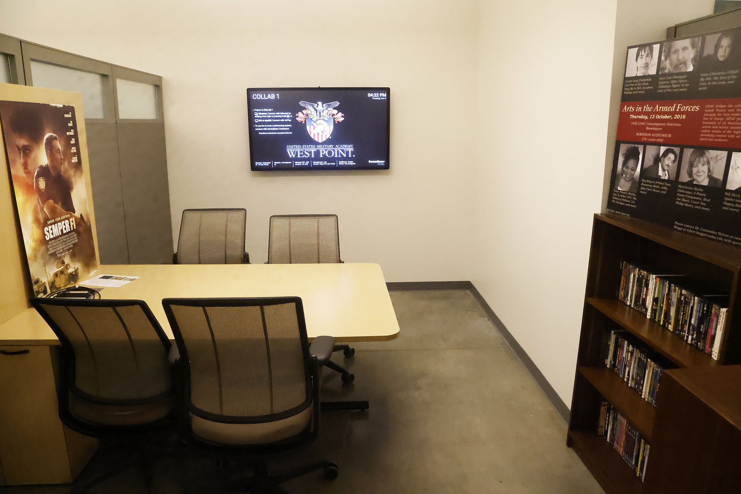 The Department of English and Philosophy (DEP) celebrated its move into 612B, or what is frequently referred to as the General Instruction Building (GIB), with a community open house Nov. 9 at the U.S. Military Academy. The exuberant and festive environment offered art, poetry, live music and food trucks for the children and adult open house attendees.  (Photo by Eric S. Bartelt/PV)