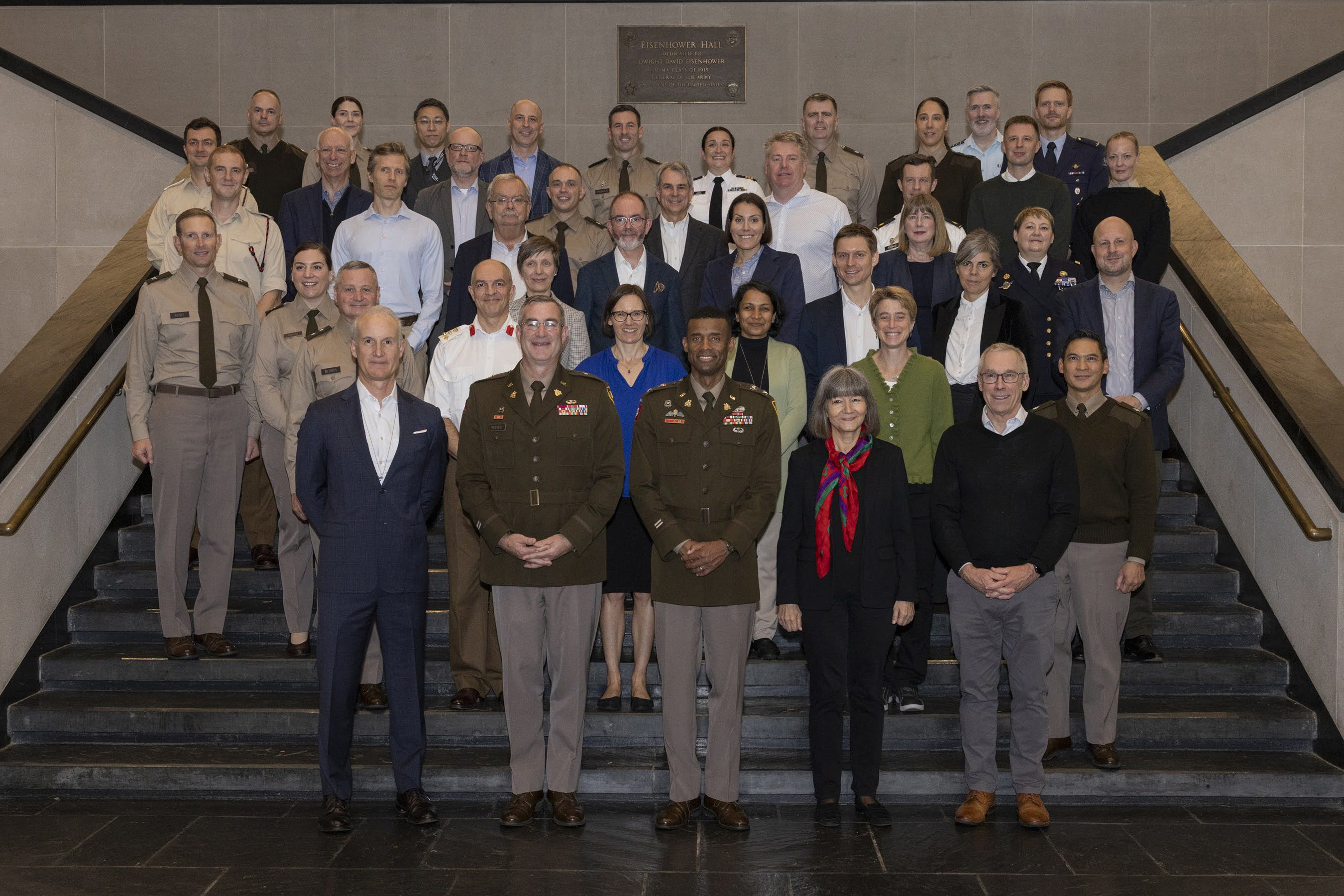 The U.S. Military Academy hosted the 2023 Lieber Institute Workshop. The focus of this year's workshop was Civilian Protection in Armed Conflict. The event took place at the Riverside Café on Nov. 7 at West Point. (Photo by Kyle Osterhoudt/USMA PAO)