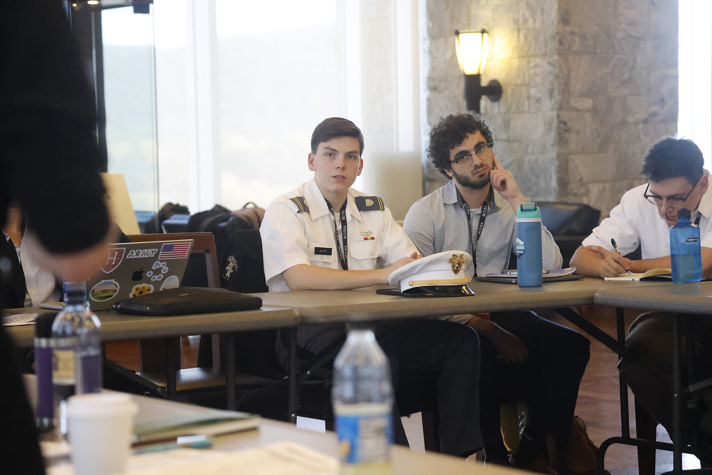 The Department of Social Sciences and the U.S. Military Academy welcomed students from around the country and the world to West Point from Nov. 1-4 for the 74th annual Class of 1971 Student Conference on U.S. Affairs. SCUSA is attended by 185 undergraduate students from 92 universities from the United States, 15 international students from nine countries, and 20 cadets from domestic and international military academies. There are several USMA cadets who serve as delegates, staff, task force members and room