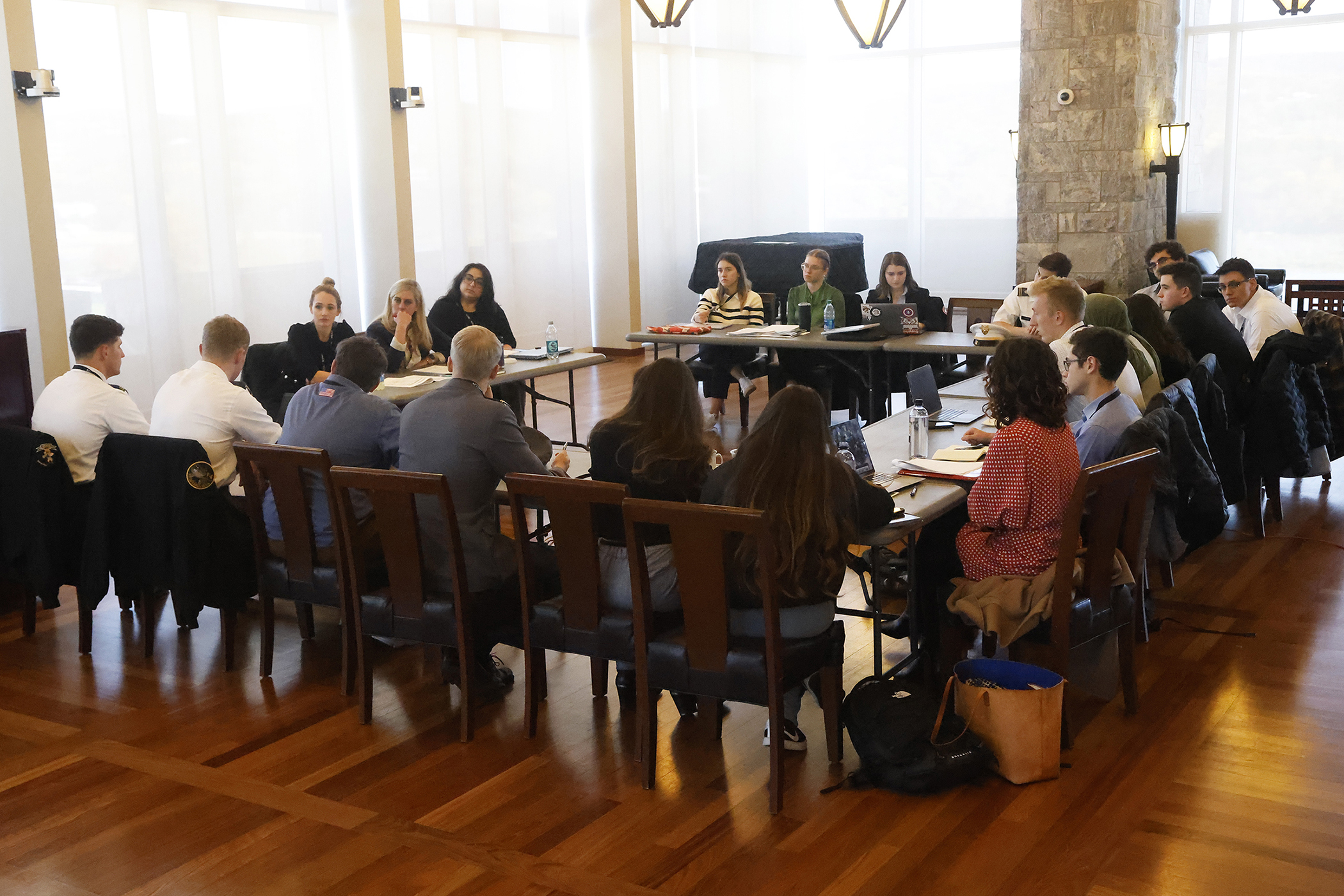 The Department of Social Sciences and the U.S. Military Academy welcomed students from around the country and the world to West Point from Nov. 1-4 for the 74th annual Class of 1971 Student Conference on U.S. Affairs. SCUSA is attended by 185 undergraduate students from 92 universities from the United States, 15 international students from nine countries, and 20 cadets from domestic and international military academies. There are several USMA cadets who serve as delegates, staff, task force members and room