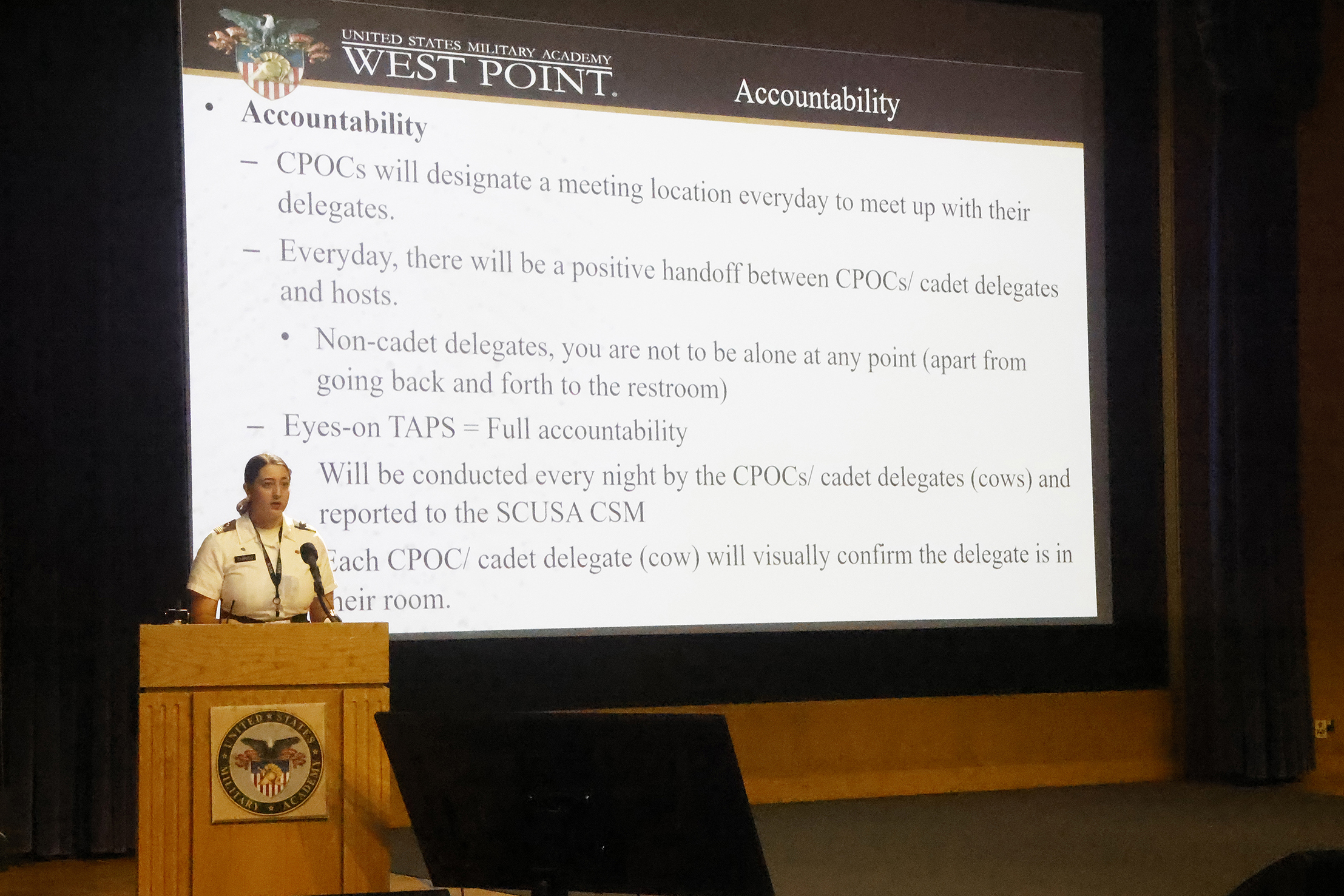 The Department of Social Sciences and the U.S. Military Academy welcomed students from around the country and the world to West Point from Nov. 1-4 for the 74th annual Class of 1971 Student Conference on U.S. Affairs. SCUSA is attended by 185 undergraduate students from 92 universities from the United States, 15 international students from nine countries, and 20 cadets from domestic and international military academies. There are several USMA cadets who serve as delegates, staff, task force members and room