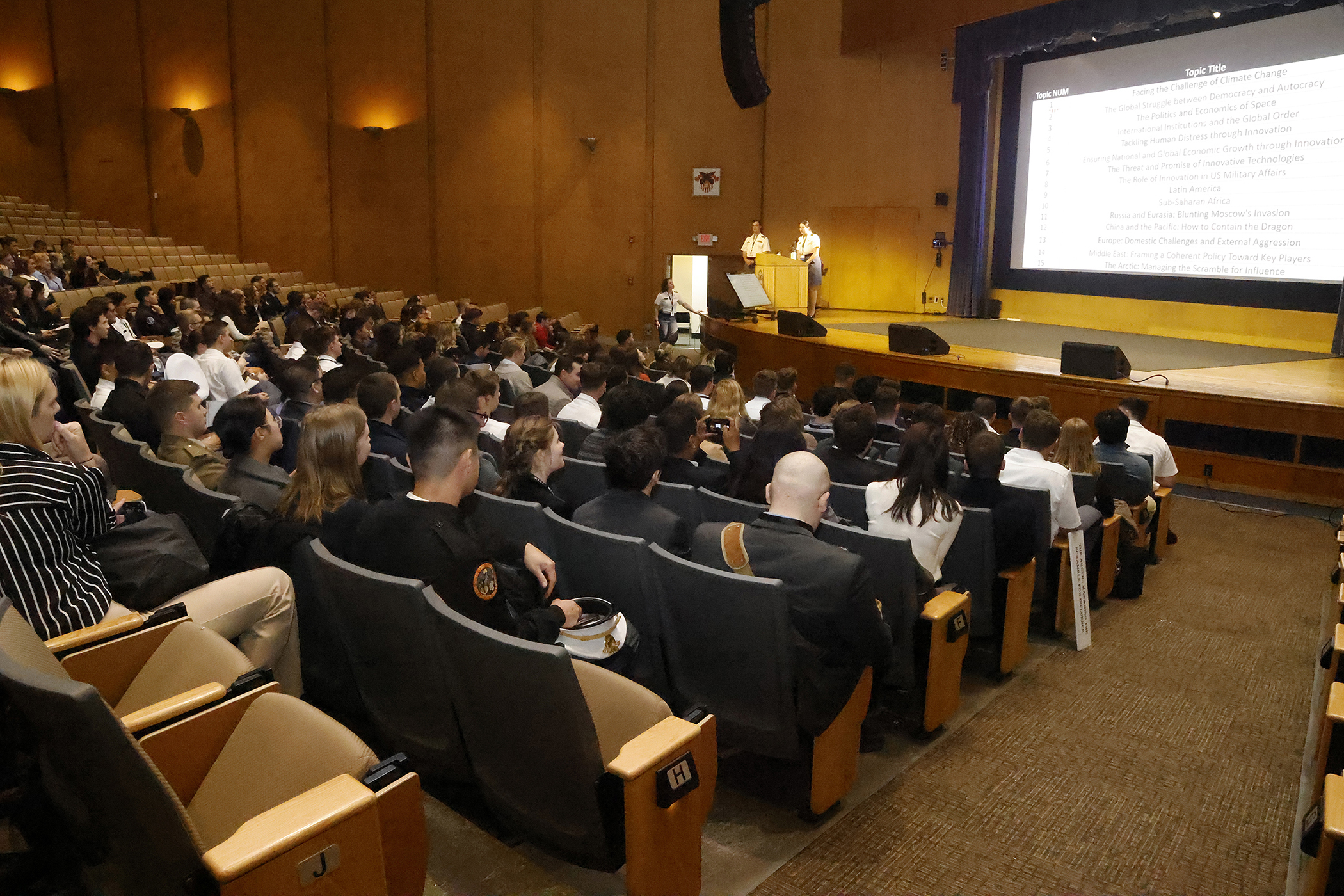 The Department of Social Sciences and the U.S. Military Academy welcomed students from around the country and the world to West Point from Nov. 1-4 for the 74th annual Class of 1971 Student Conference on U.S. Affairs. SCUSA is attended by 185 undergraduate students from 92 universities from the United States, 15 international students from nine countries, and 20 cadets from domestic and international military academies. There are several USMA cadets who serve as delegates, staff, task force members and room