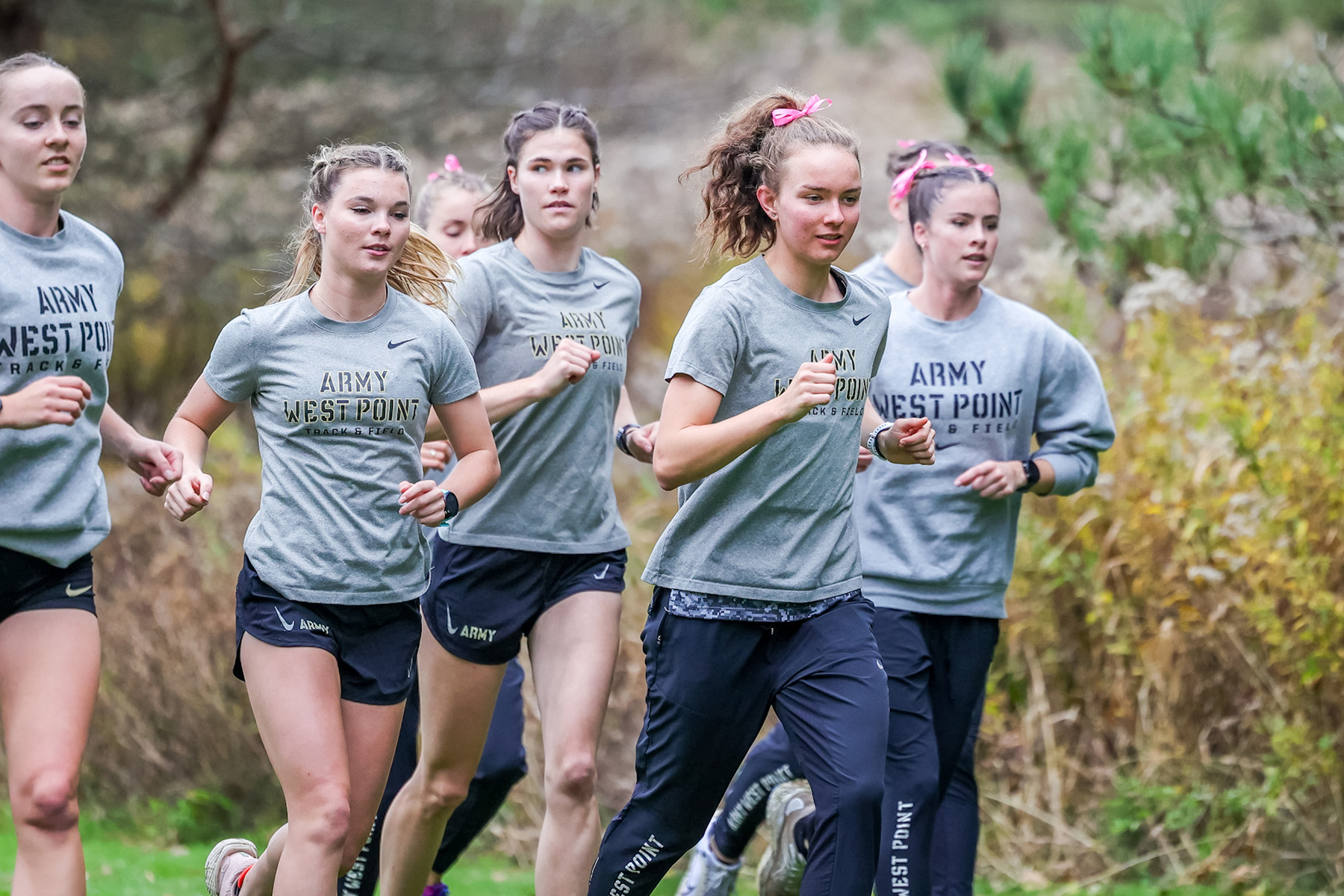 The Army West Point women's cross country team won the 2023 Patriot League Championship by placing five runners in the top ten on Oct. 28 at Colgate in Hamilton, New York.