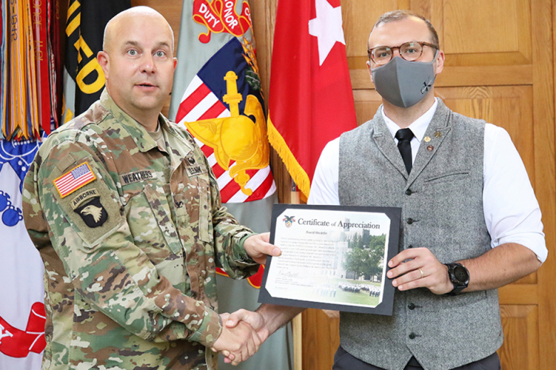 During last year’s Combined Federal Campaign, the West Point Chief of Staff, Col. Mark Weathers, initiated a competition among the Superintendent’s staff, the Commandant’s staff and the Dean’s staff. Due to the varying size of the sections involved, the winner was determined based on percentage of the personnel who donated as well as average donation. The Dean’s section, who was represented by Lynn O’Dell (not pictured), won average donation, with an average donation of $940. The Superintendent’s section