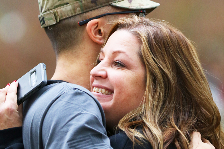 The U.S. Military Academy hosted Corps Family Weekend Friday through Sunday as nearly 1,300 families enjoyed the three-day event with their cadets. (All photos) Beyond the raw emotions, hugs and smiles from the weekend, everyone who visited West Point enjoyed a myriad of activities to include  cadet club demonstrations, self-guided tours, boat rides and the Army West Point-Wake Forest football game.	                     