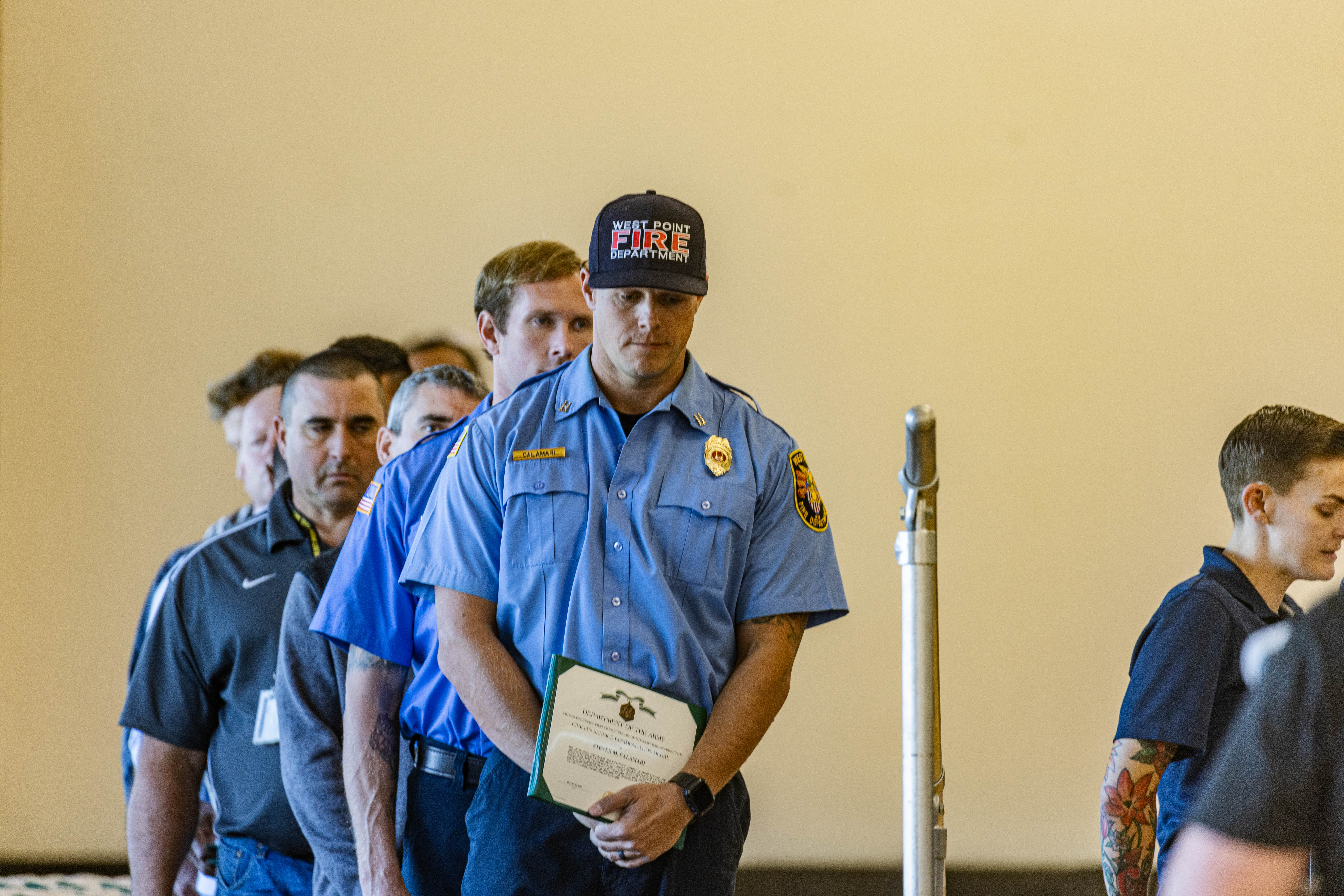 Army officers, Soldiers and civilian employees gathered at the Eisenhower Ballroom to participate in recognizing various directorates and awarding over 150 Army and civilian professionals acknowledged for their dedication to duty and commitment to service during the West Point Townhall and Awards Ceremony Sept. 27 at the U.S. Military Academy. Photo by Jorge Garcia/USMA PAO