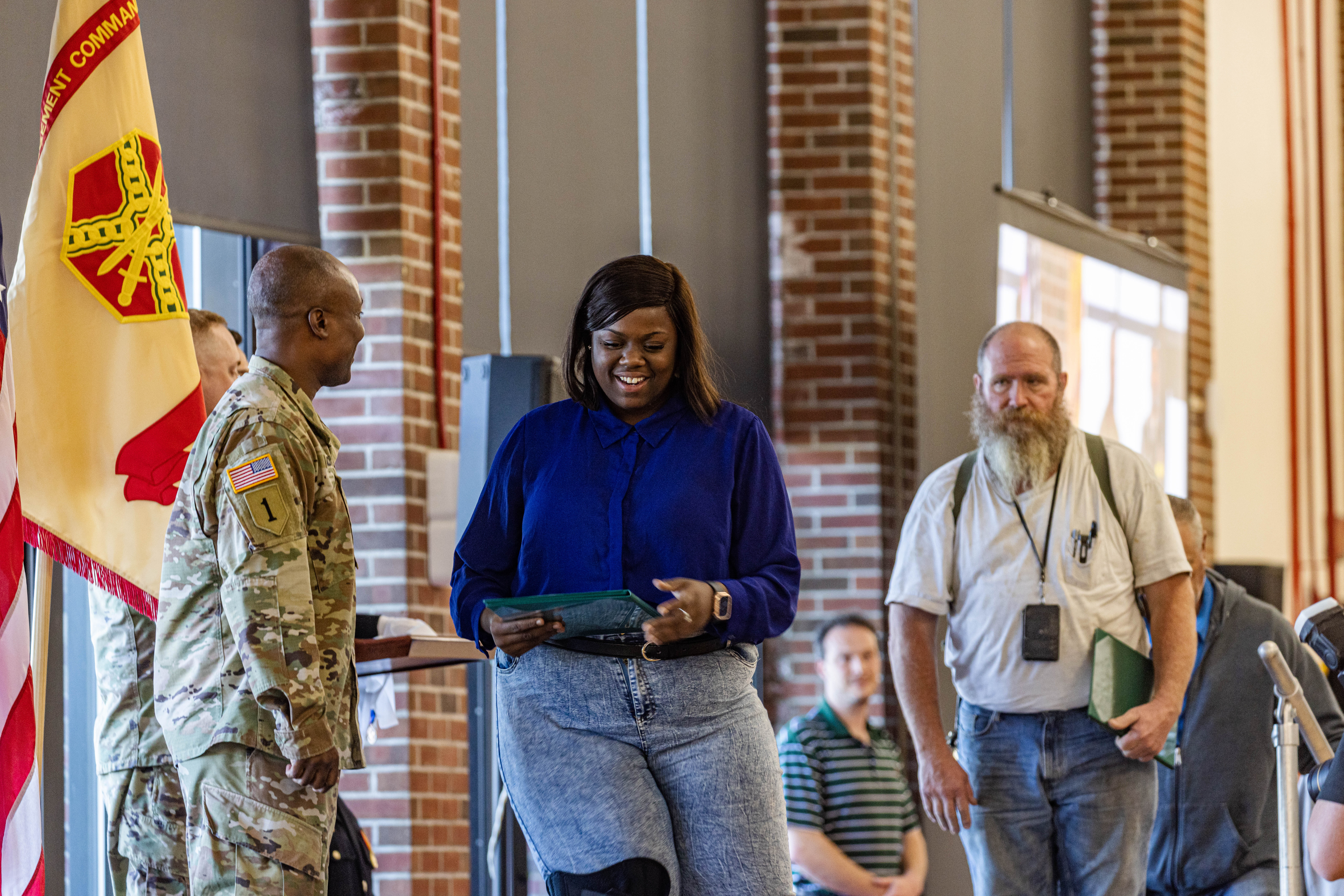 Army officers, Soldiers and civilian employees gathered at the Eisenhower Ballroom to participate in recognizing various directorates and awarding over 150 Army and civilian professionals acknowledged for their dedication to duty and commitment to service during the West Point Townhall and Awards Ceremony Sept. 27 at the U.S. Military Academy. Photo by Jorge Garcia/USMA PAO