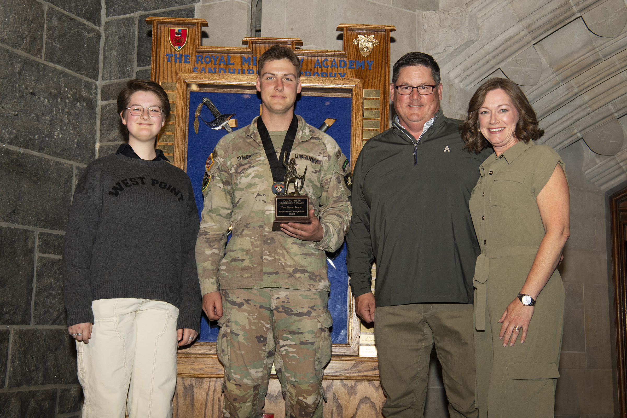 Forty-eight teams competed in the Sandhurst International Military Skills Competition April 26-27 at various locations throughout West Point. The teams consisted of 10 U.S. Military Academy company squads, USMA Black and Gold teams, 17 international teams, three other service academy teams and 16 ROTC teams from across the nation.